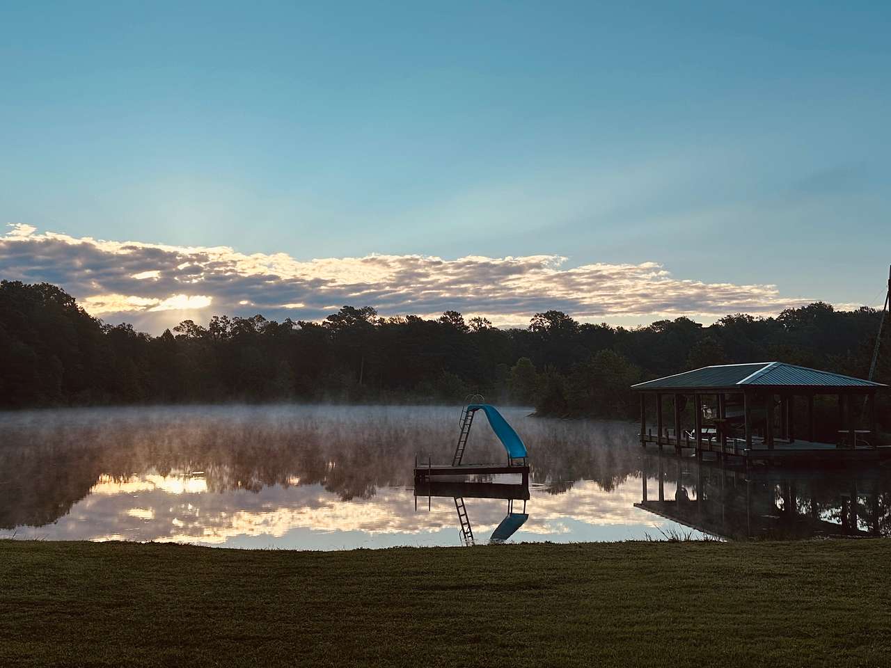 Stunning sunrises every morning.