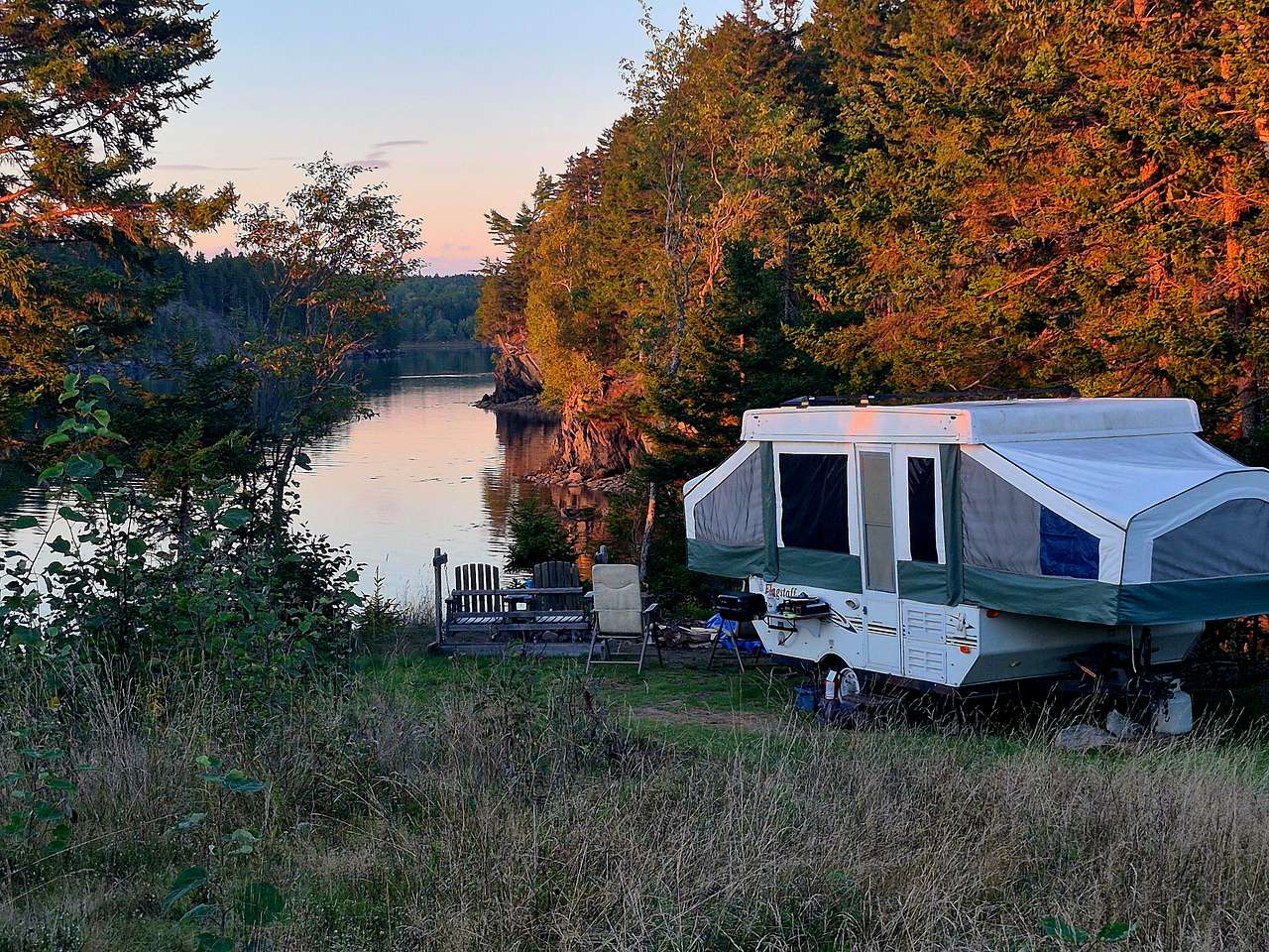 Mouth of the Magaguadavic Camping