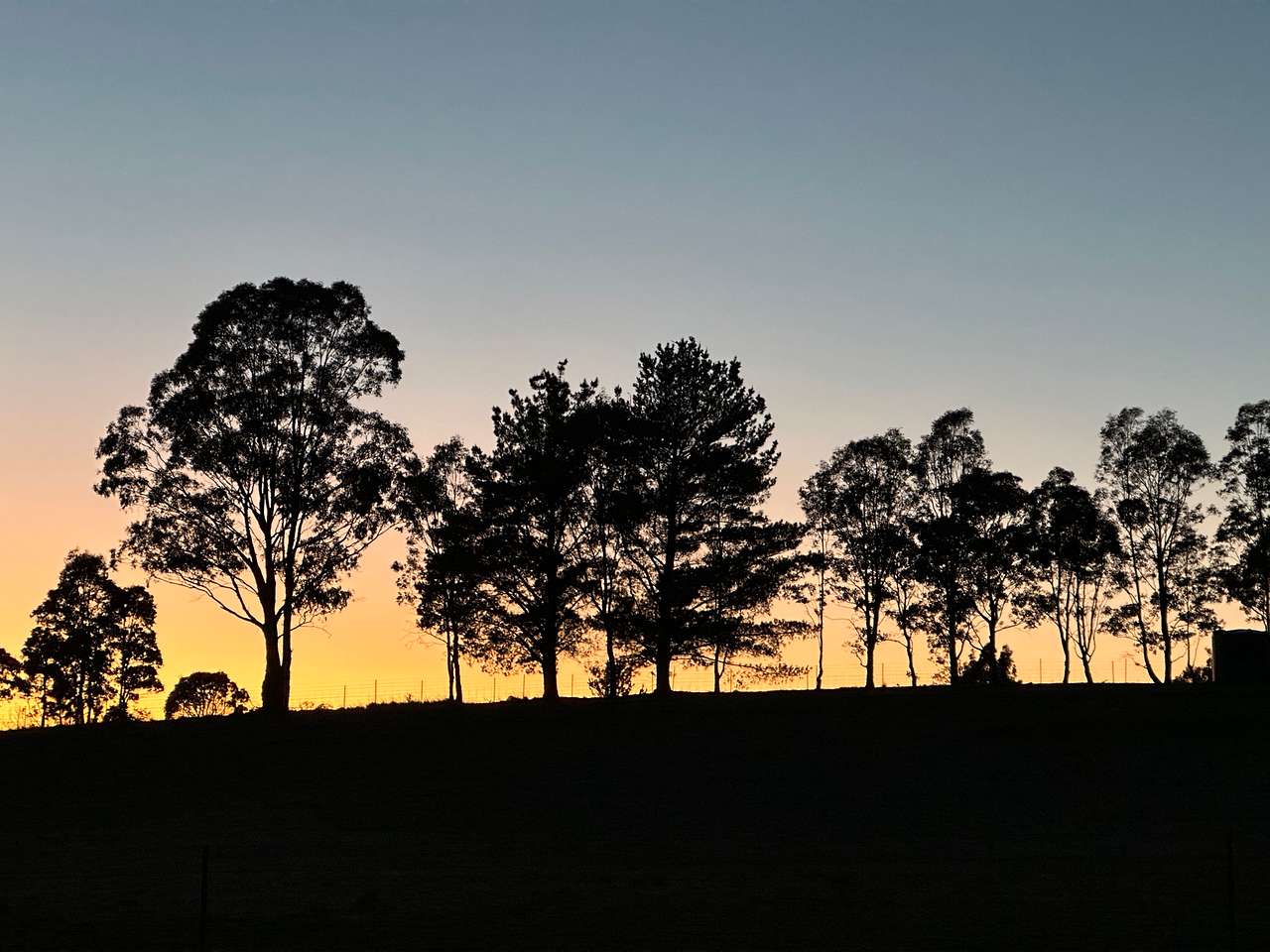 Sunrise from campsite