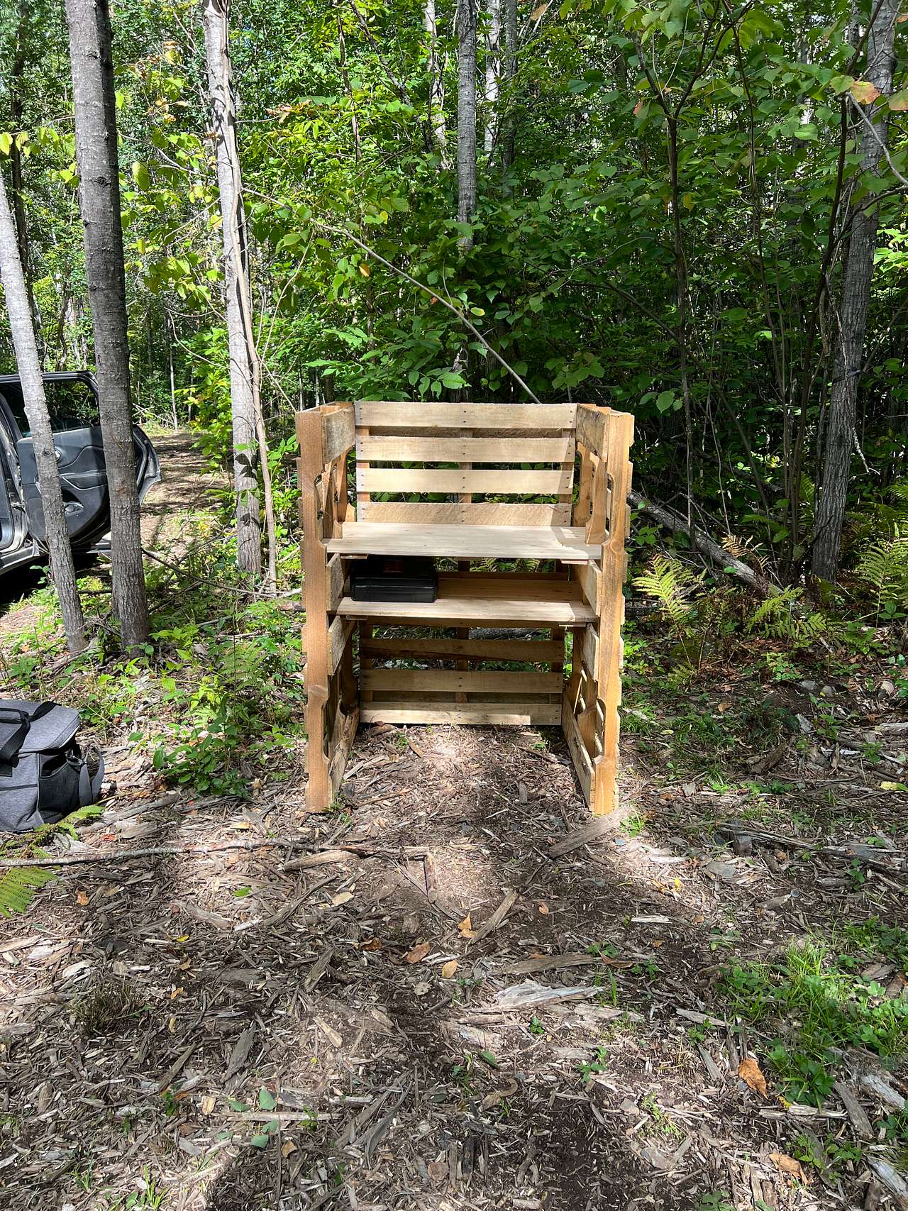 Pallet made table, loved it!