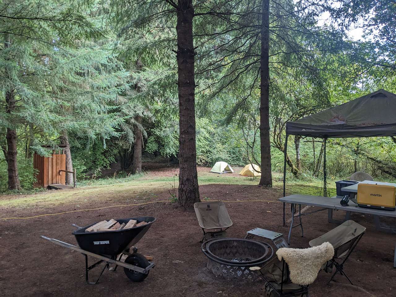 Spacious, Wooded Campsite, Hookups