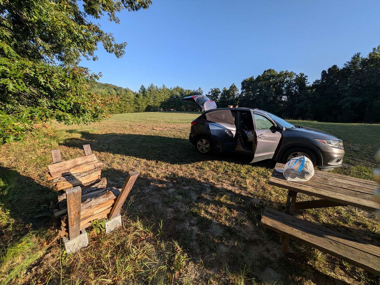 Camping at Oak Grove