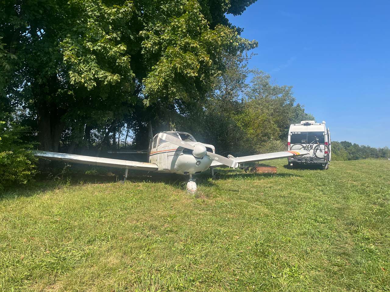 The plane