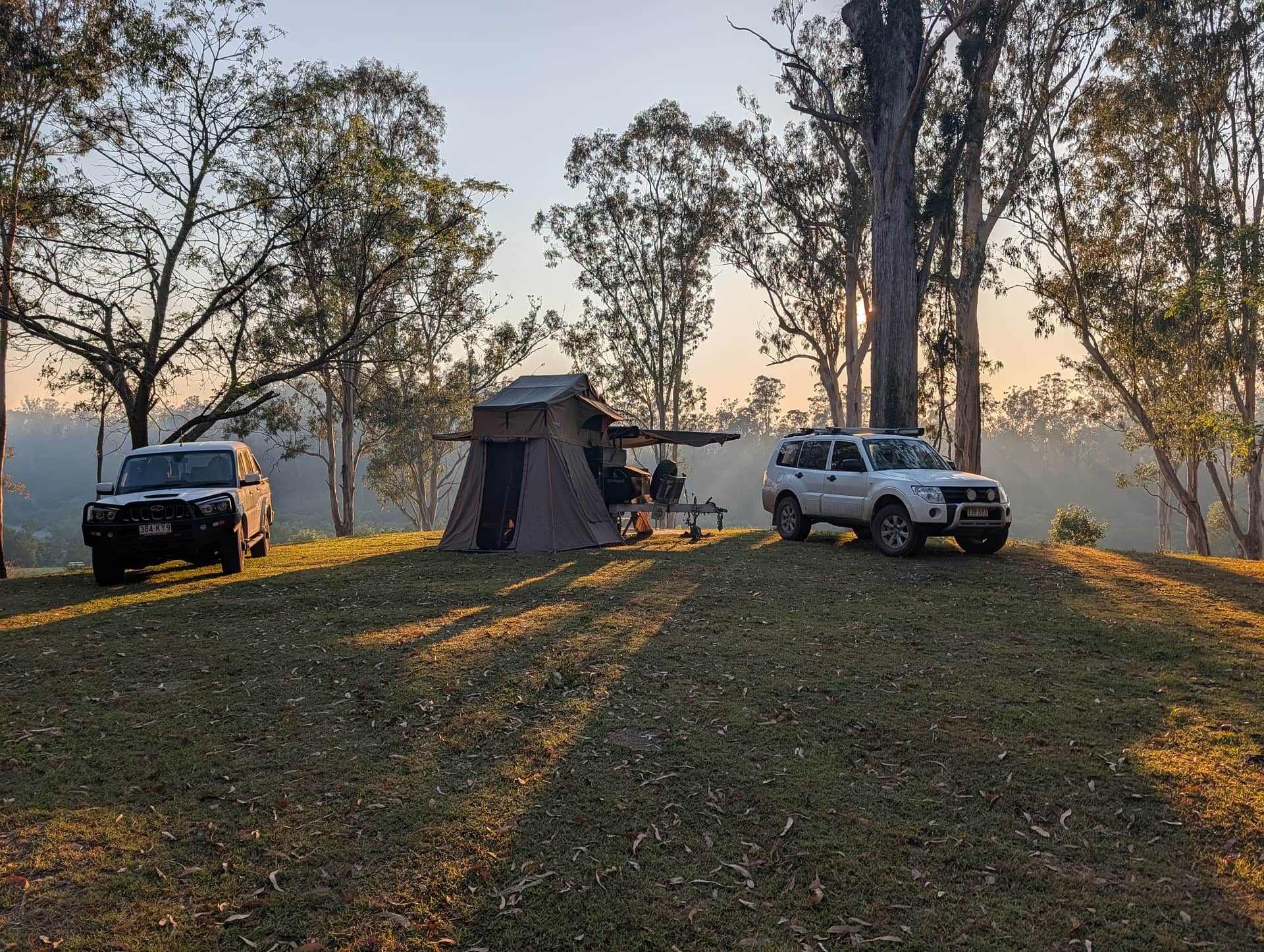 On the Clarence Camping