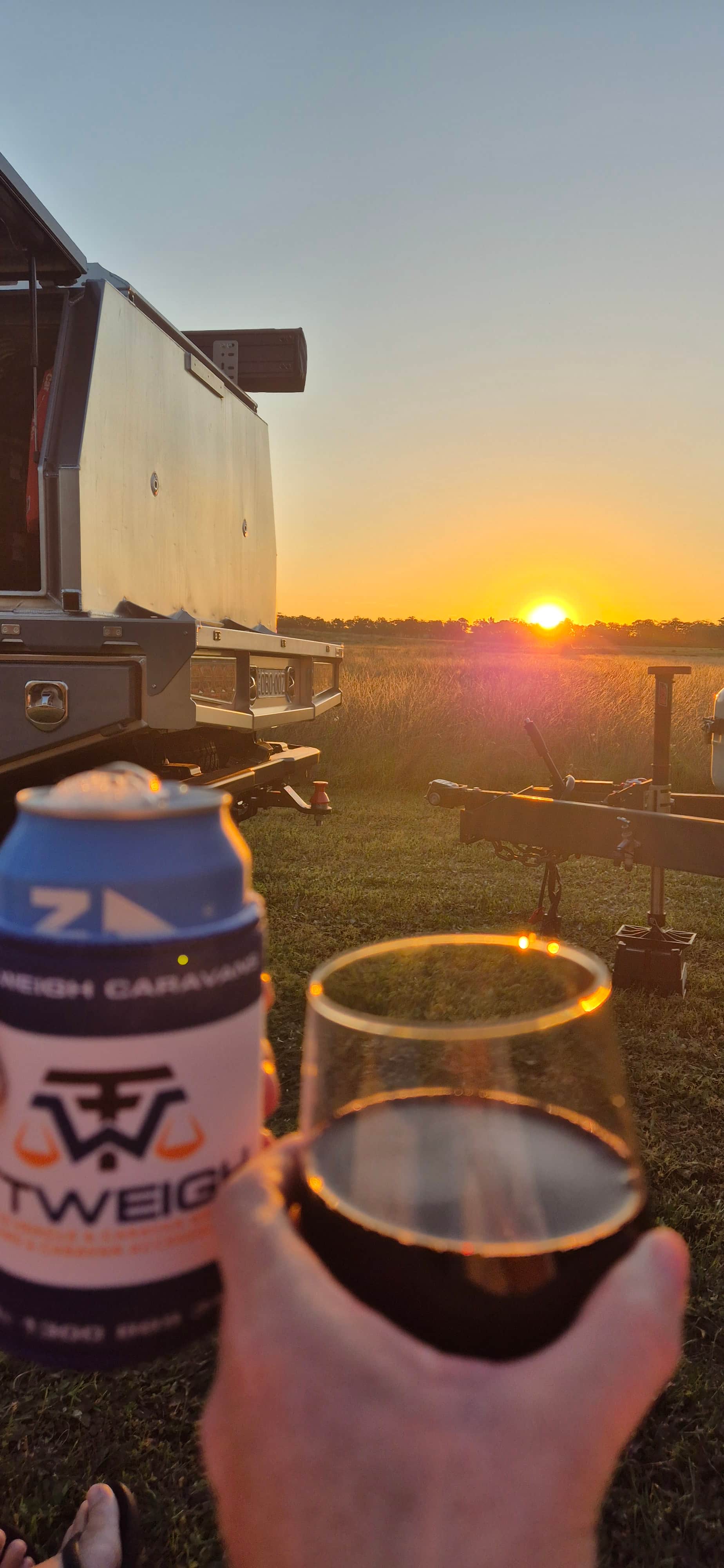 Arrived just in time for Sunset