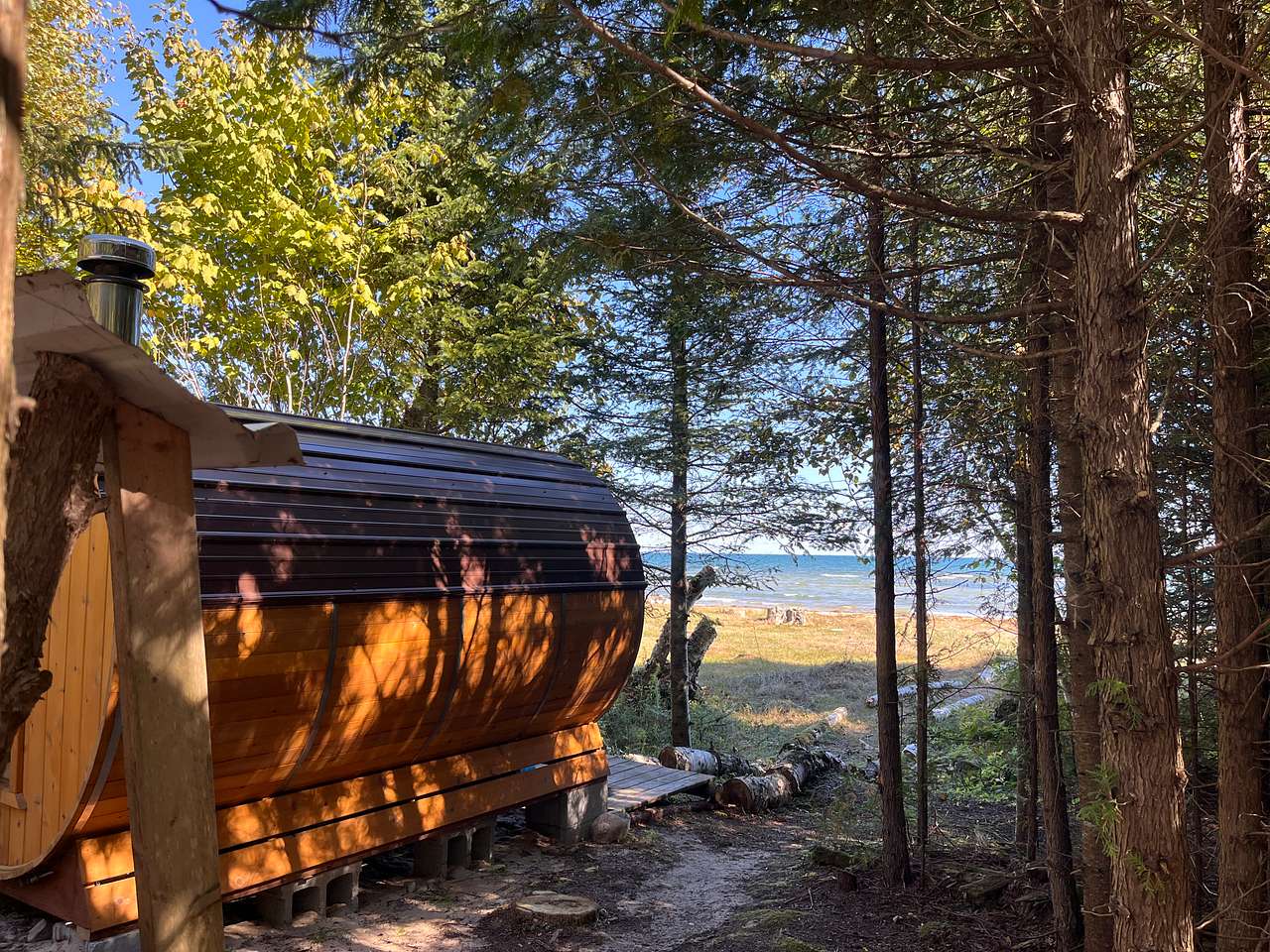 Lake Michigan Sauna + Surf Camp