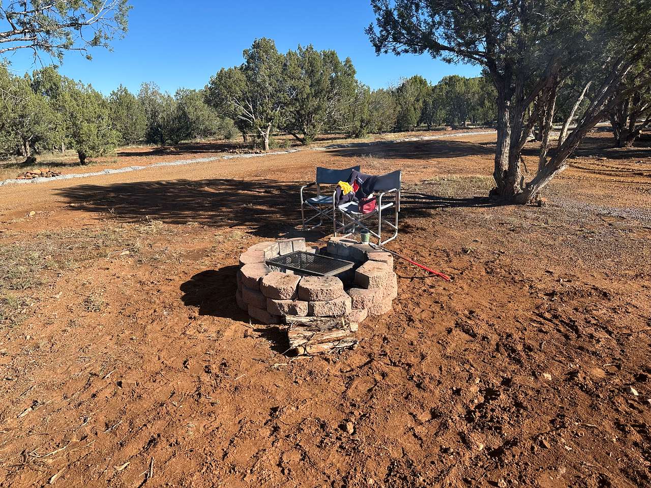 Fire pit area