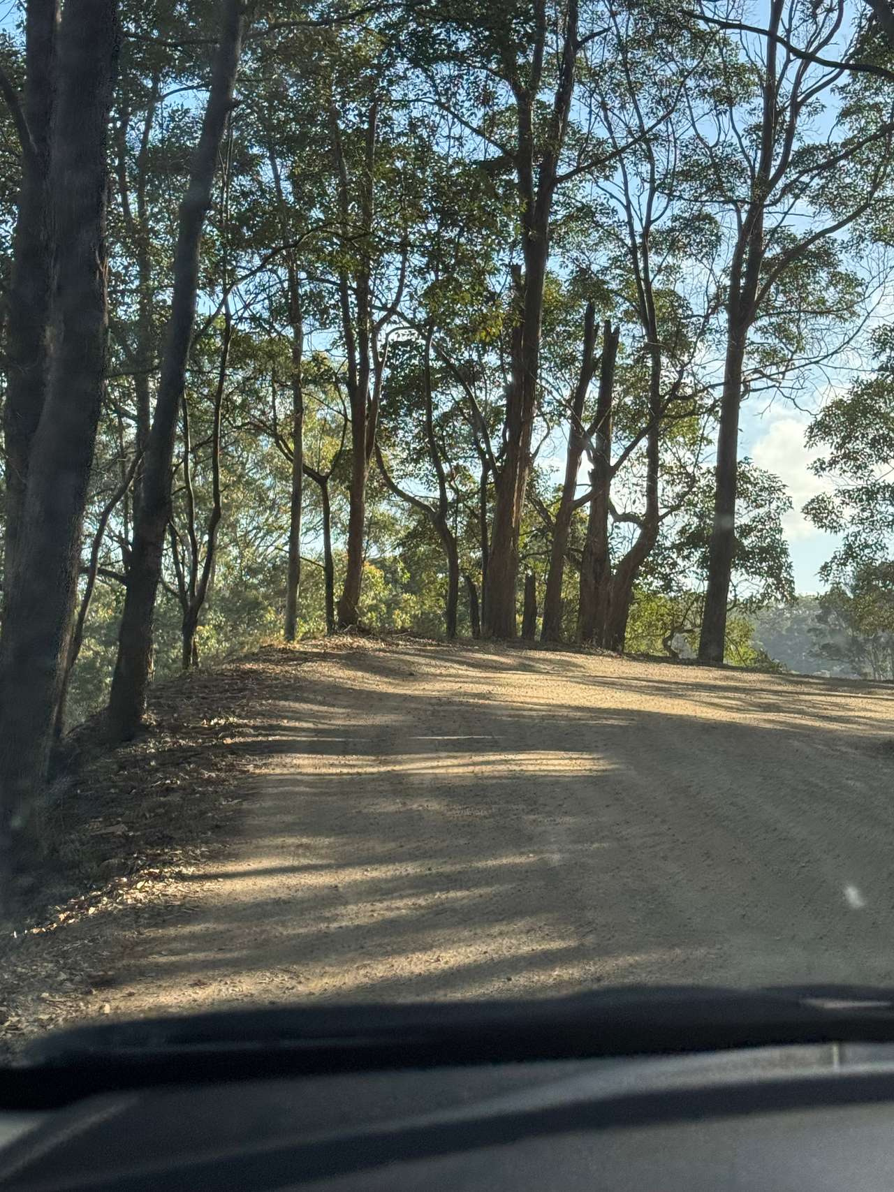 Road is gravel but still good 