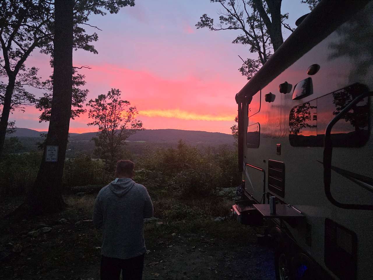 Stunning sunset