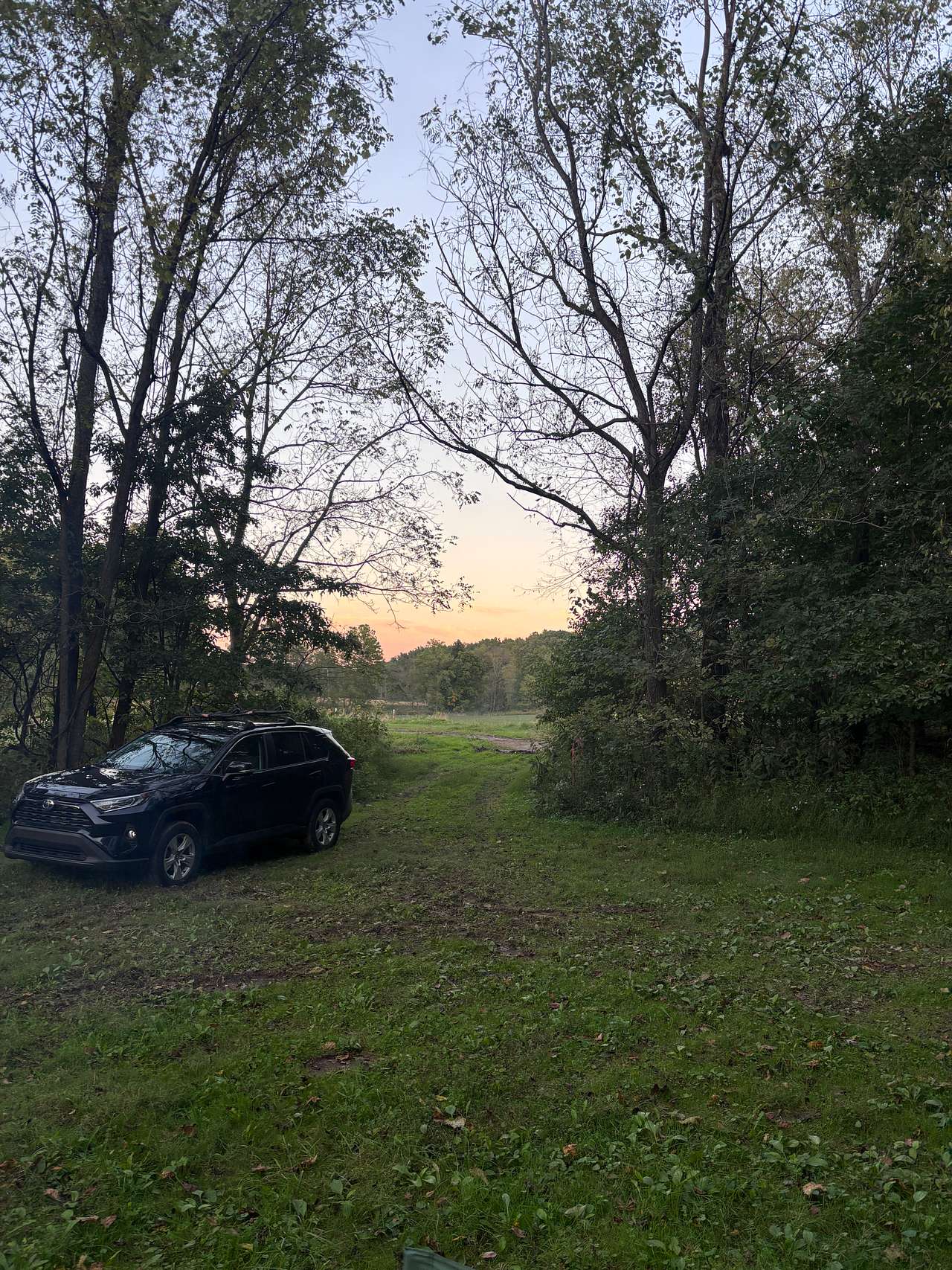 Looking out from our campsite 