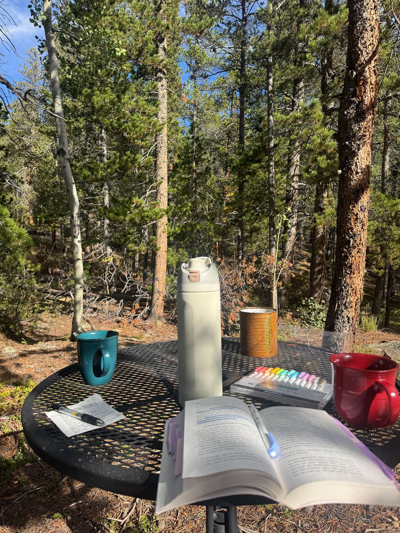 Outside breakfast nook