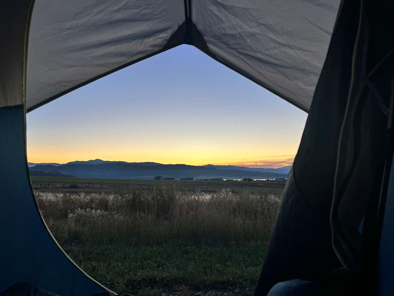 Hilltop Camp near Hauser Lake