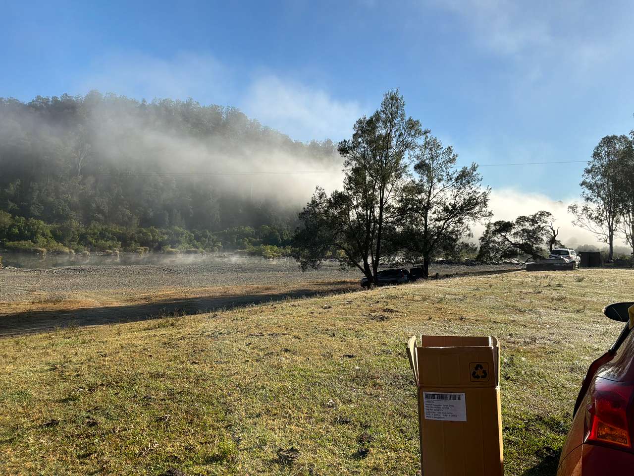 Photos of the morning fog