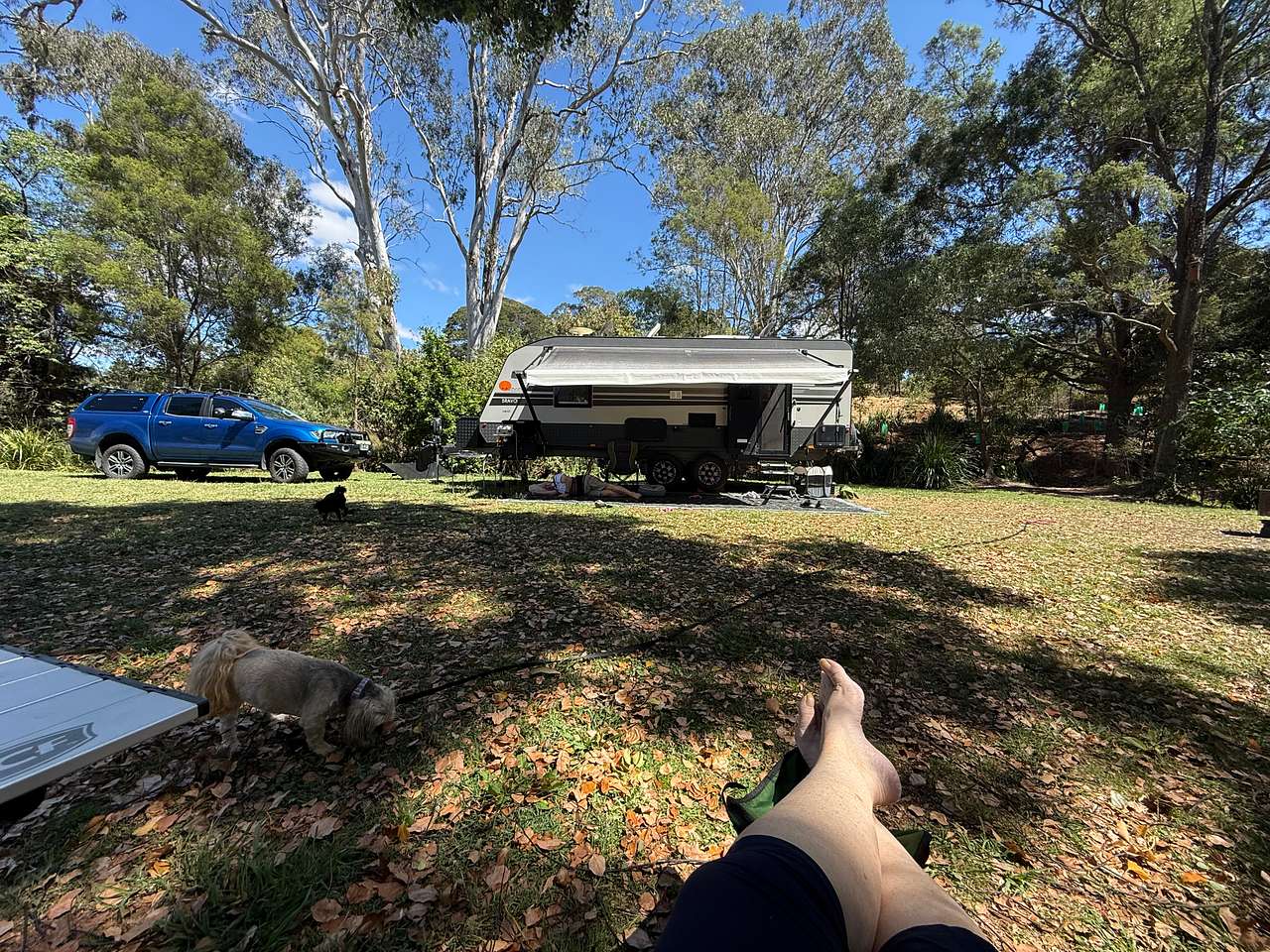 This is paradise! (The Creek camp site)
