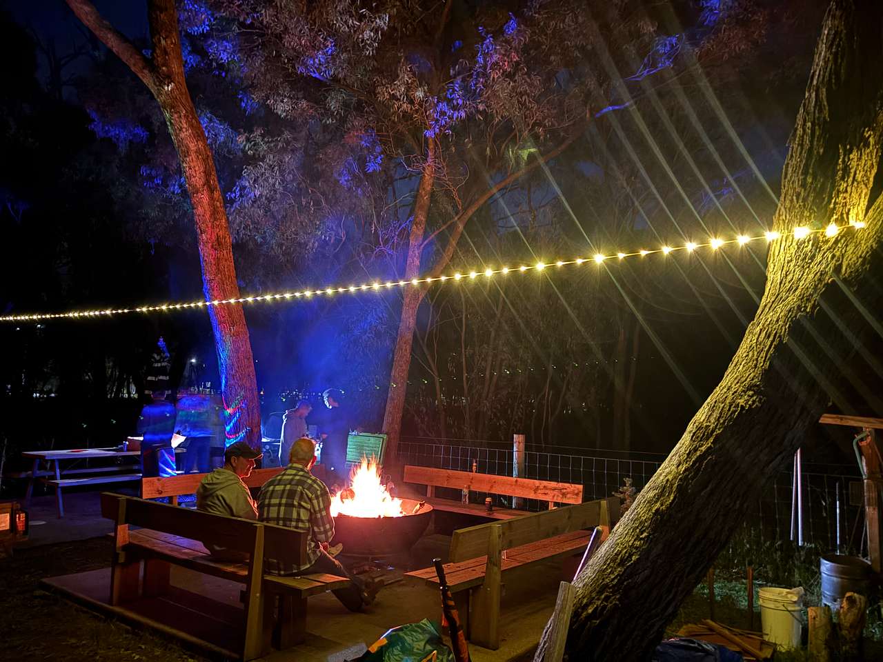 Nighttime setup 
