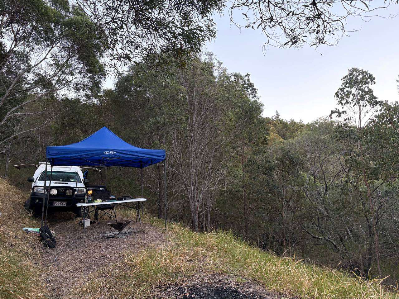 After finding out that I was on my own and just wanted peace and quiet, Marcaus suggested me a beautiful secluded spot that wasn't on the map.
