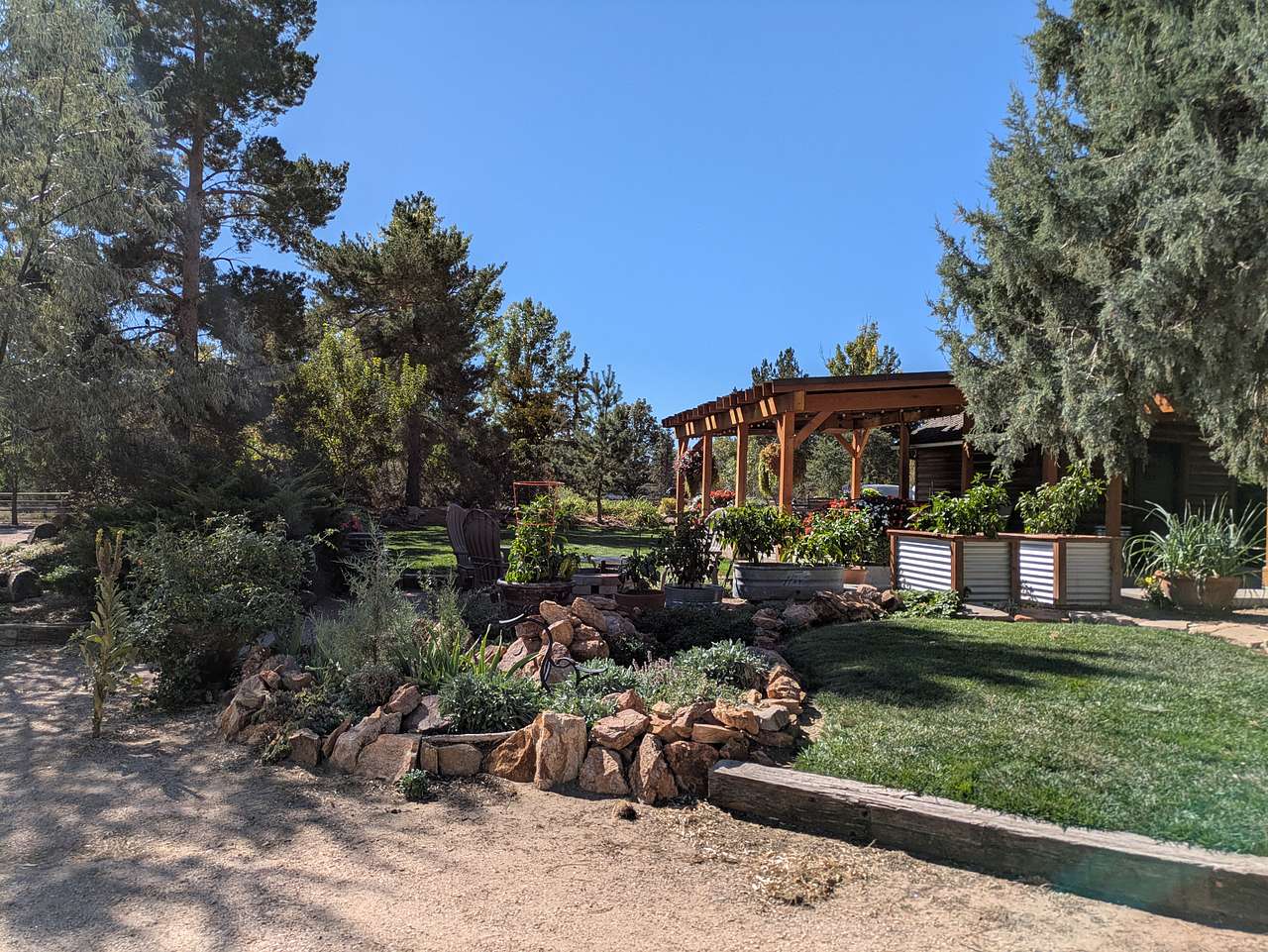 Fire pit area