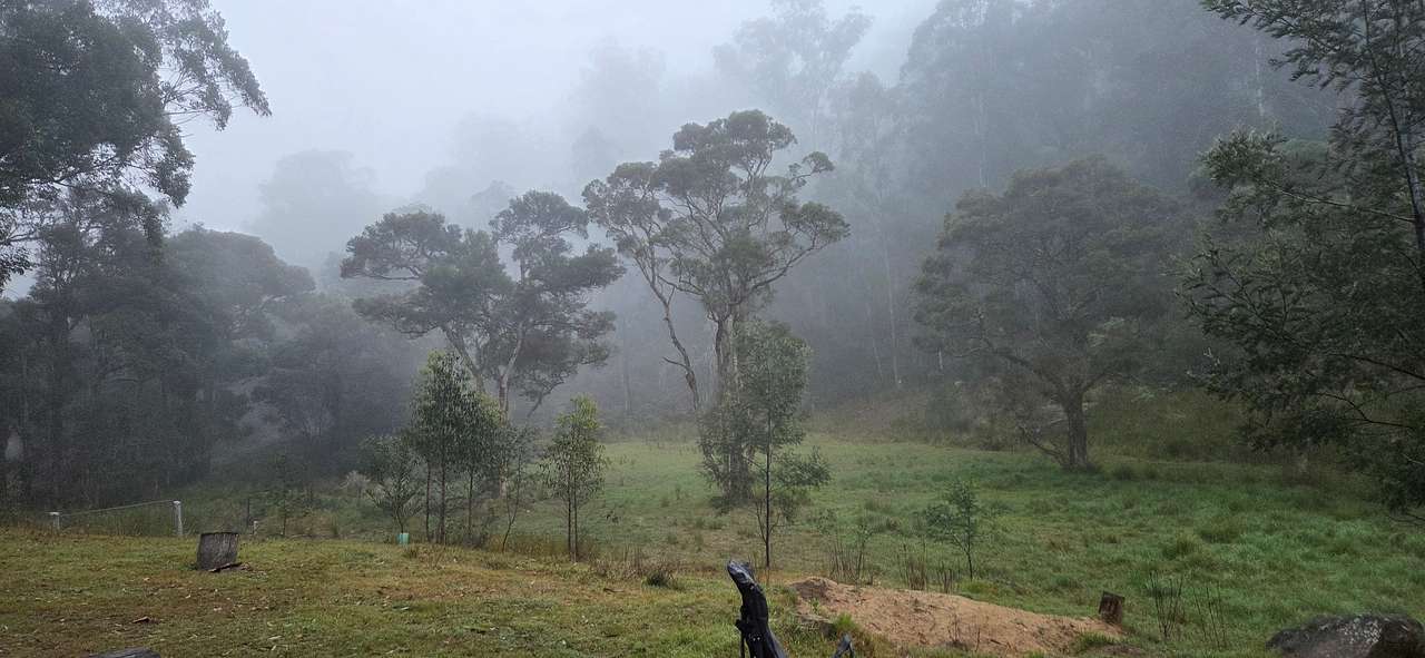 First morning then the fog lifted! So peaceful