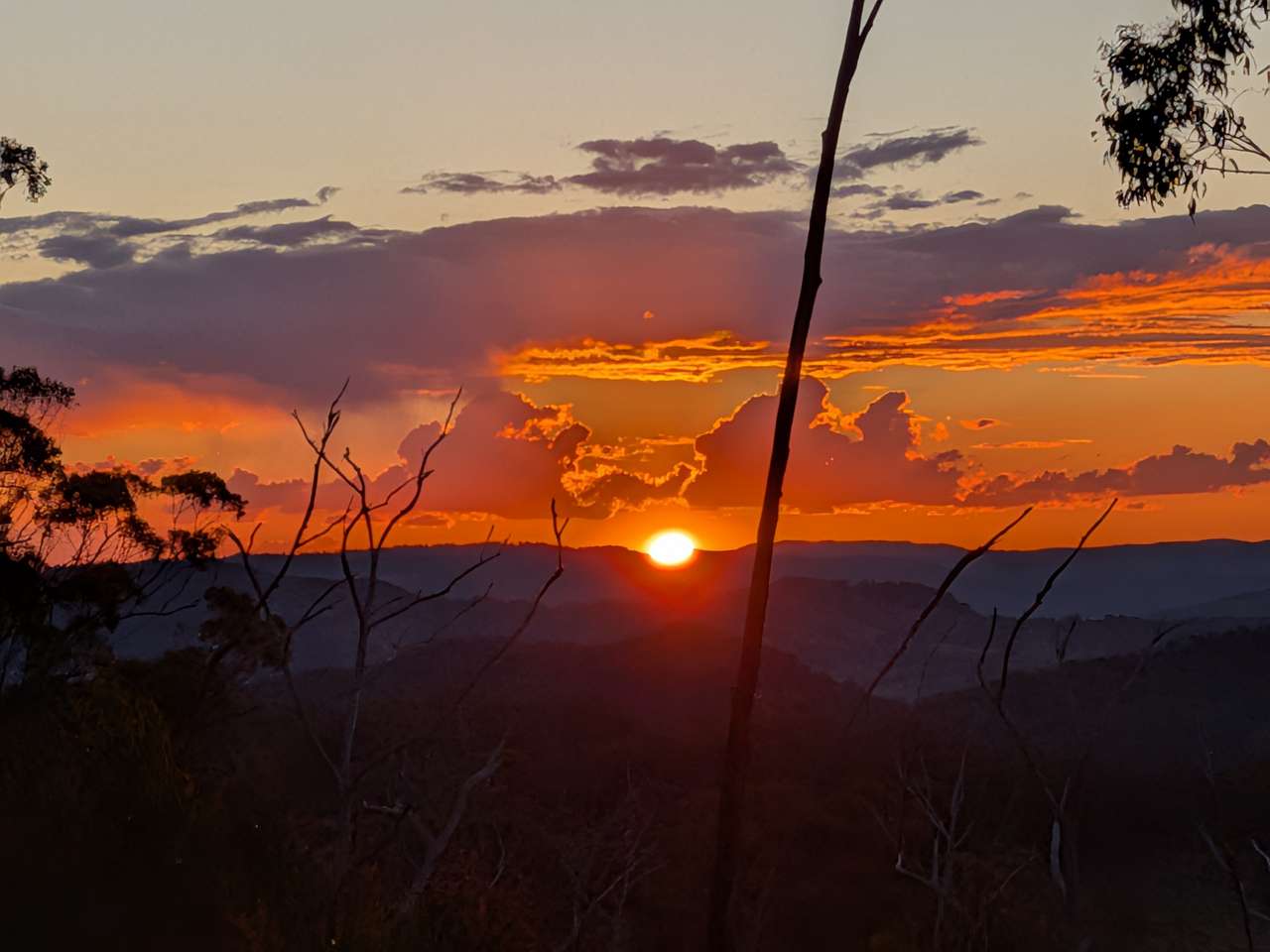 Stunning sunset