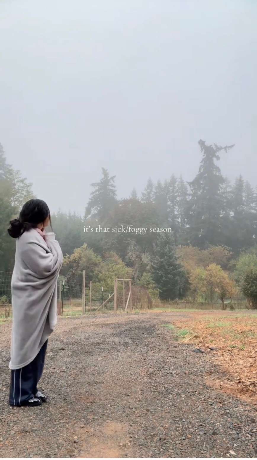 It was foggy but it was soo beautiful. 😍