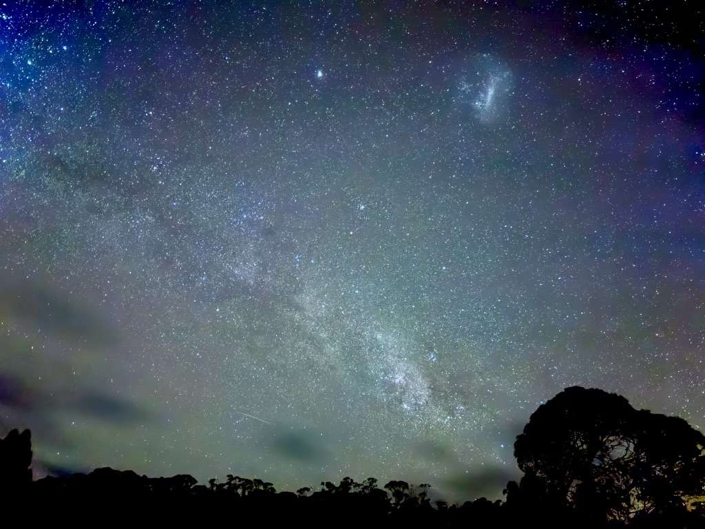 Night sky during our stay