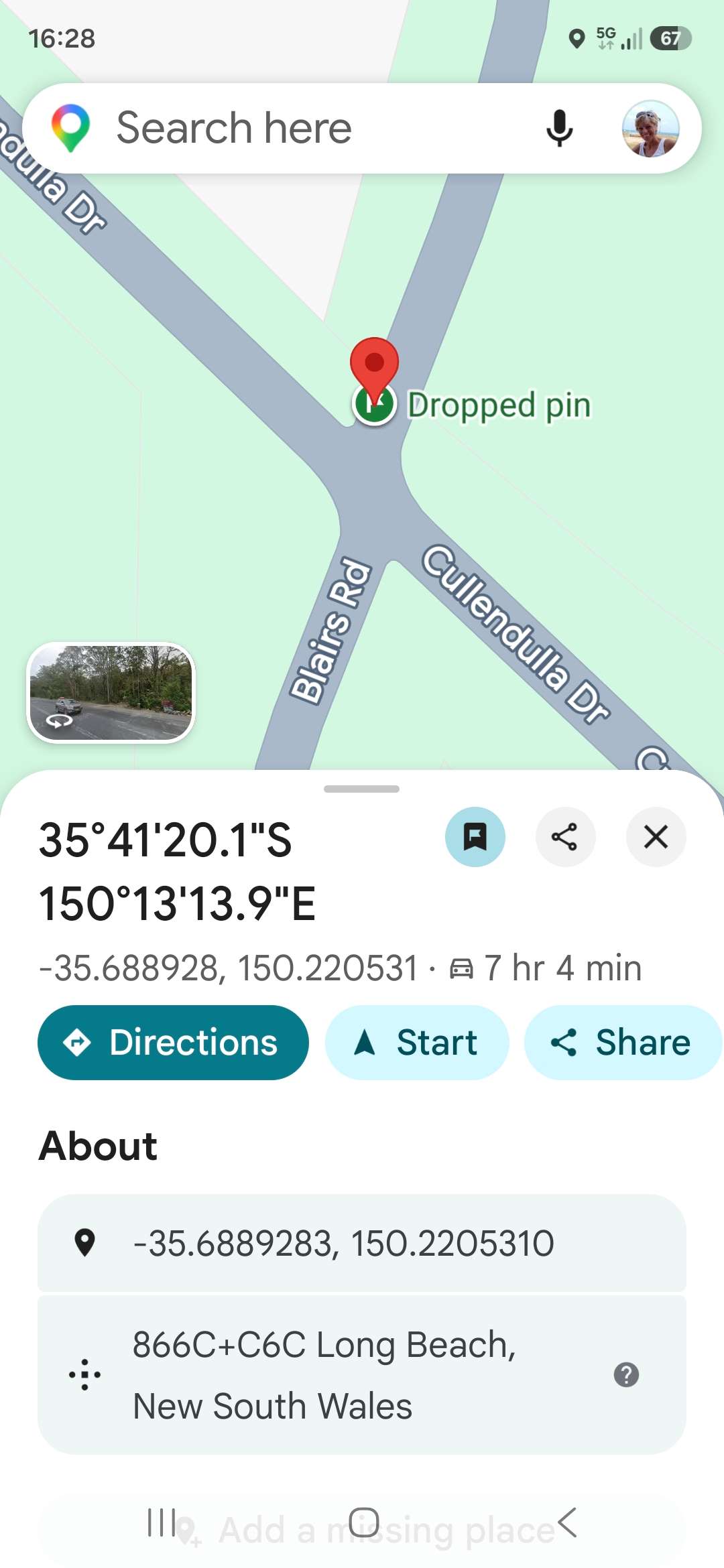 Picture of the site