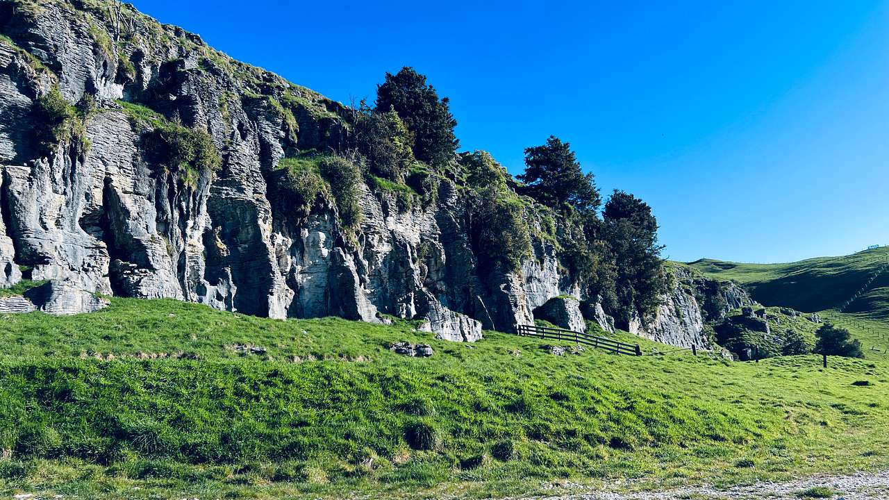Cliffs near camp