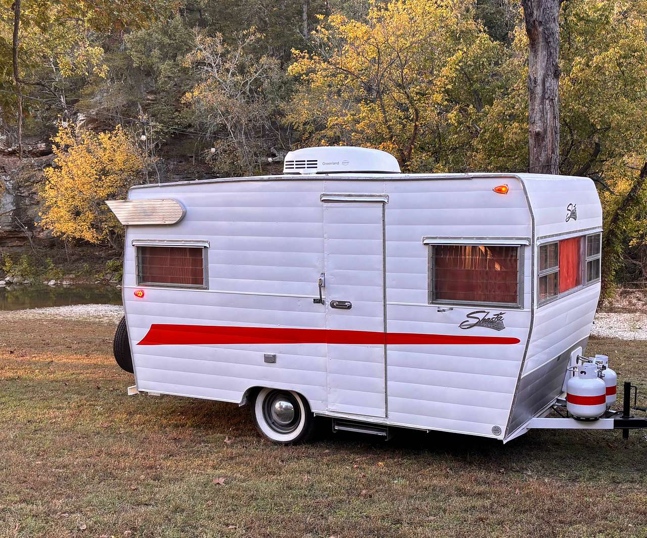 Our 1st trip after restoring our 1965 Shasta Airflyte!