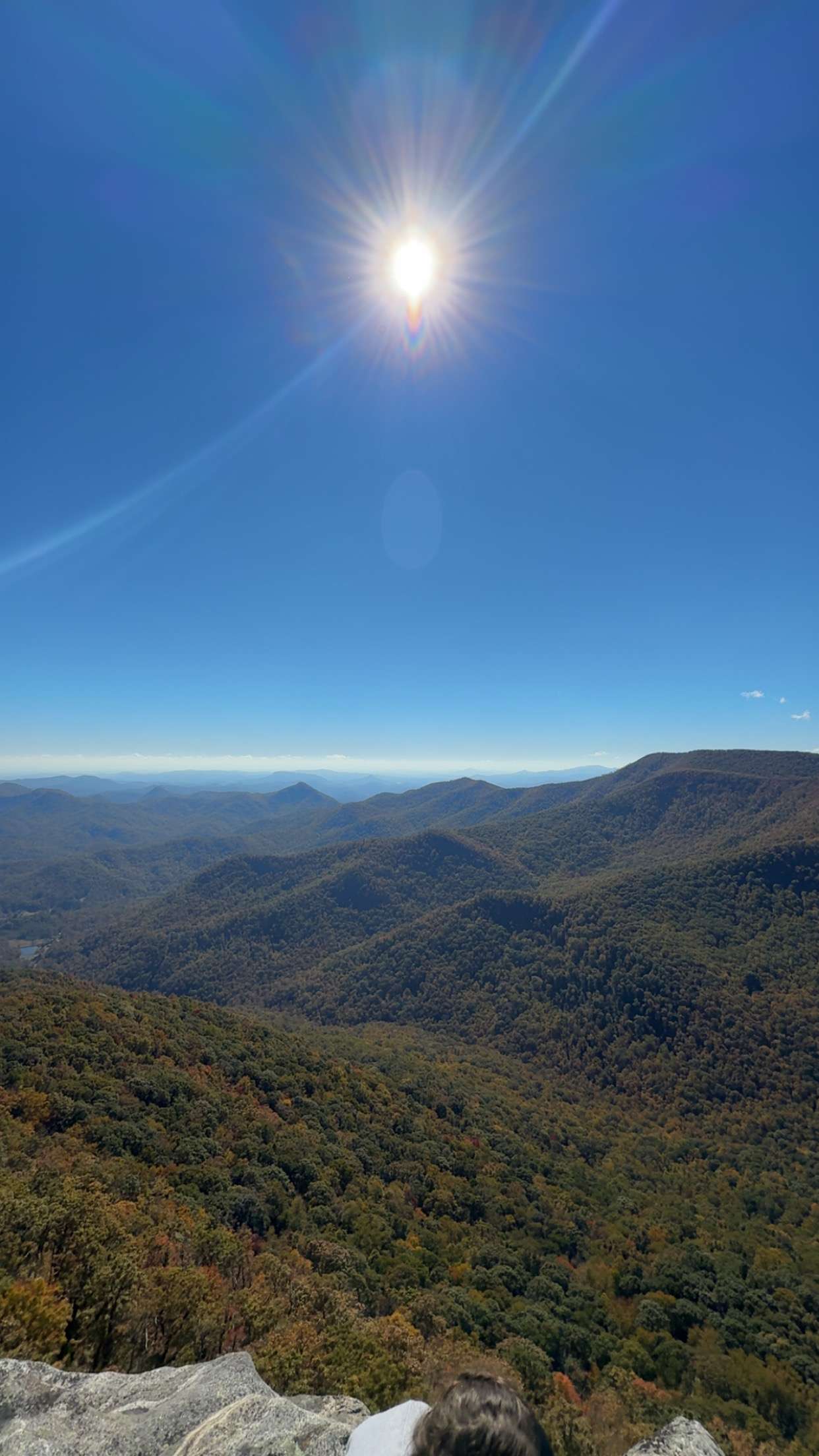View from top of Pickens nose
