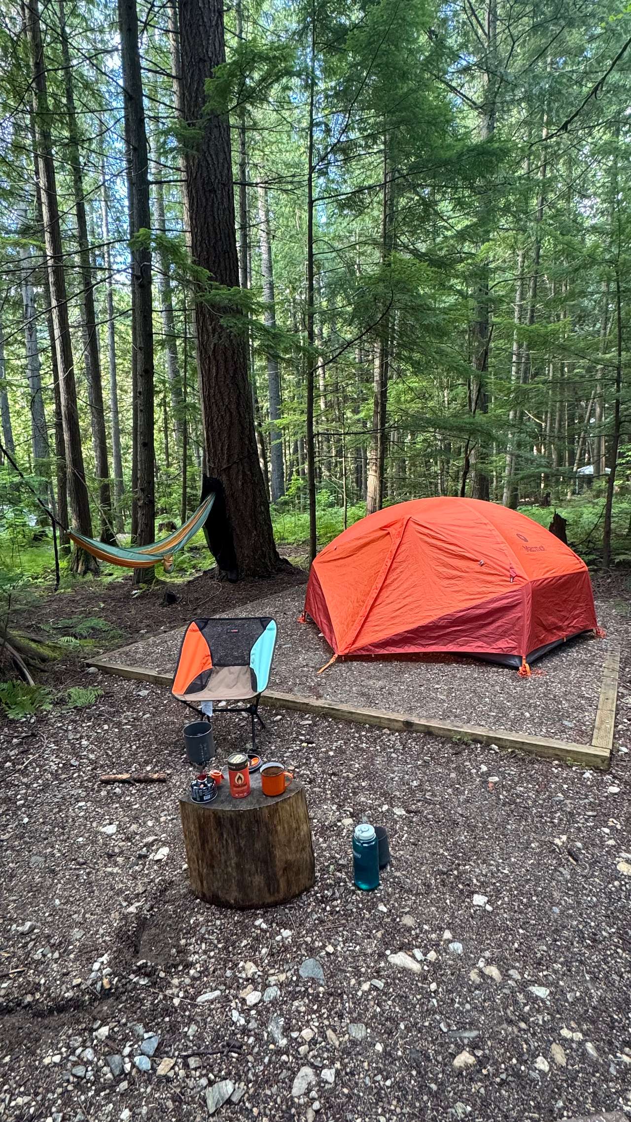 A campground near Revelstoke, British Columbia