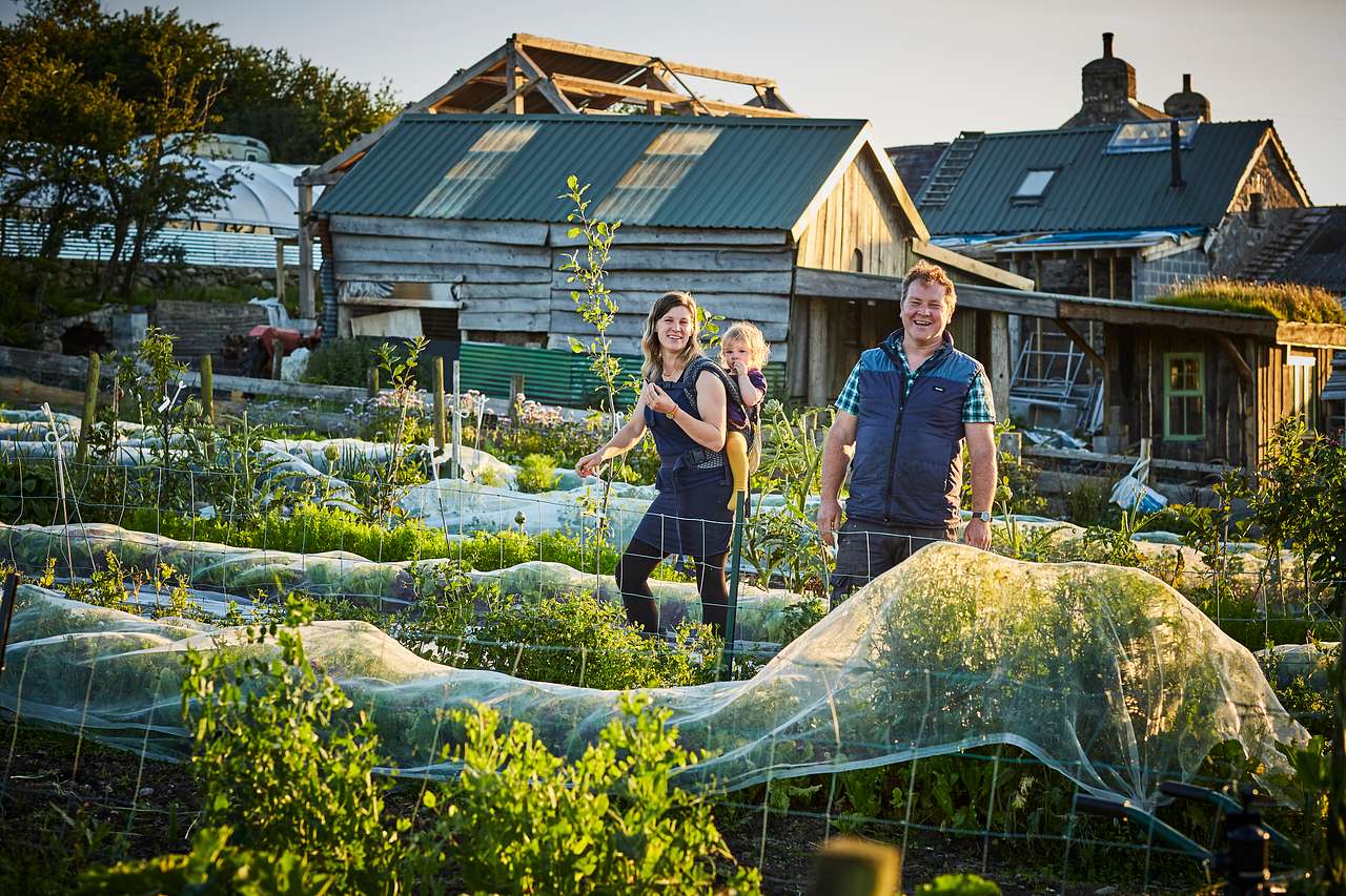 A permaculture farm near Snowdonia, North Wales