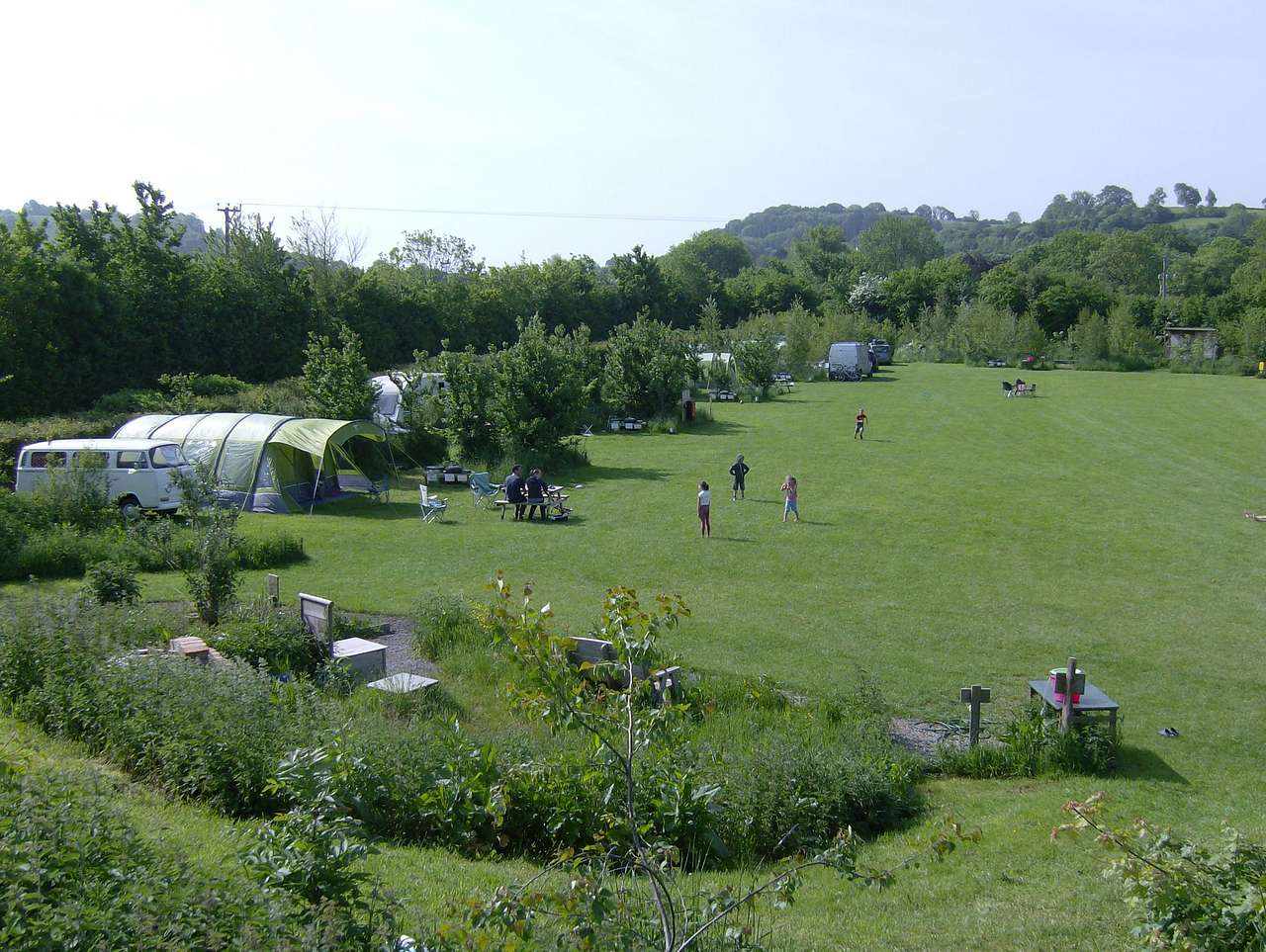 Wookey Farm Campsite: Eco-friendly, campfire-friendly, family-friendly camping on the farm – plus Somerset's famous Wookey Hole caves on the doorstep.
