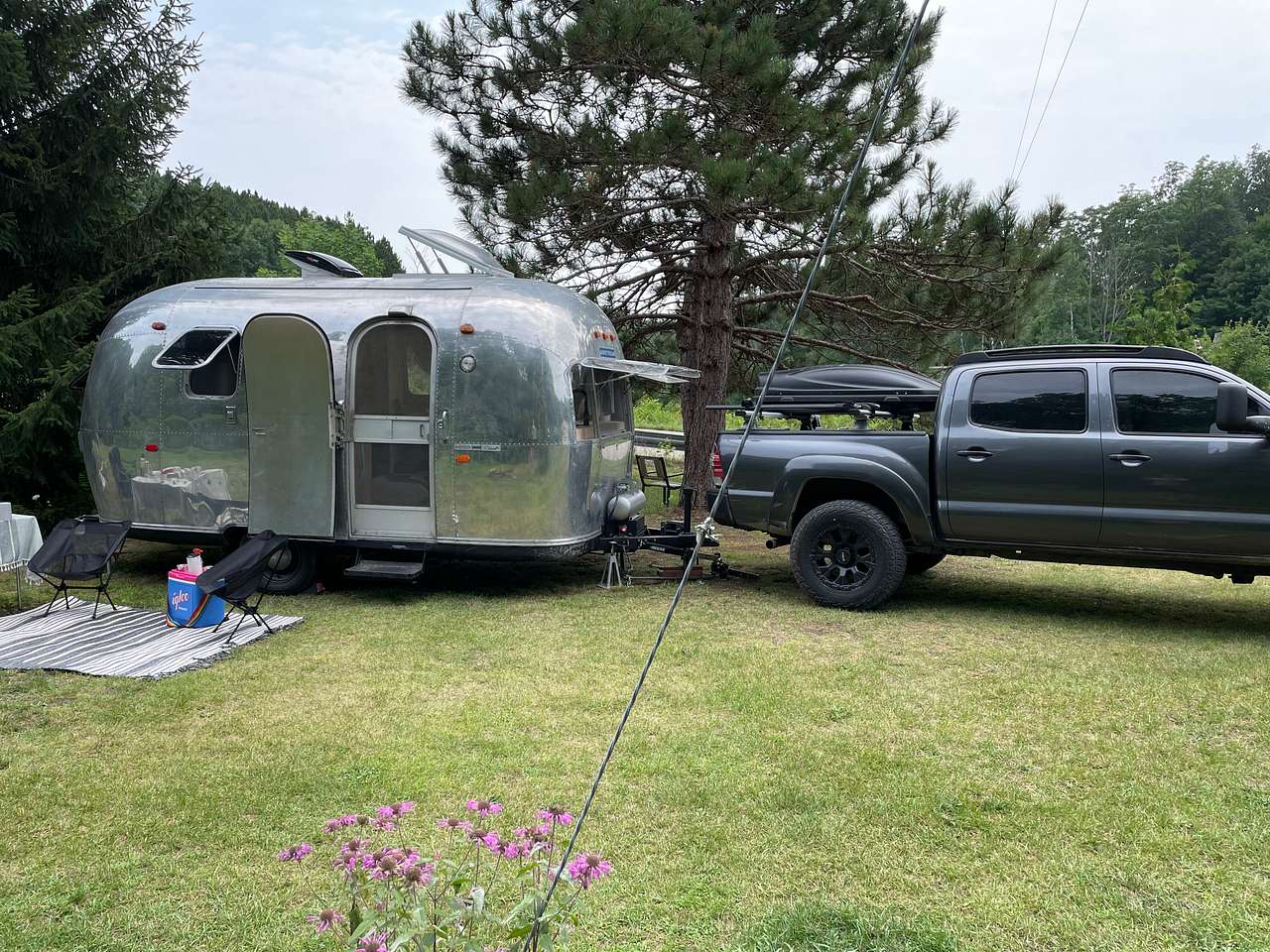 Easy to back in with loads of space to setup camp