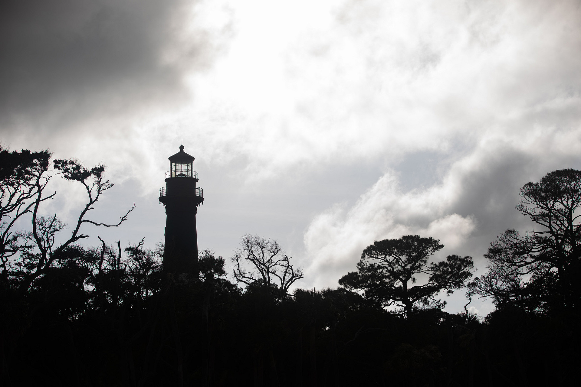 Lighthouse silhouette