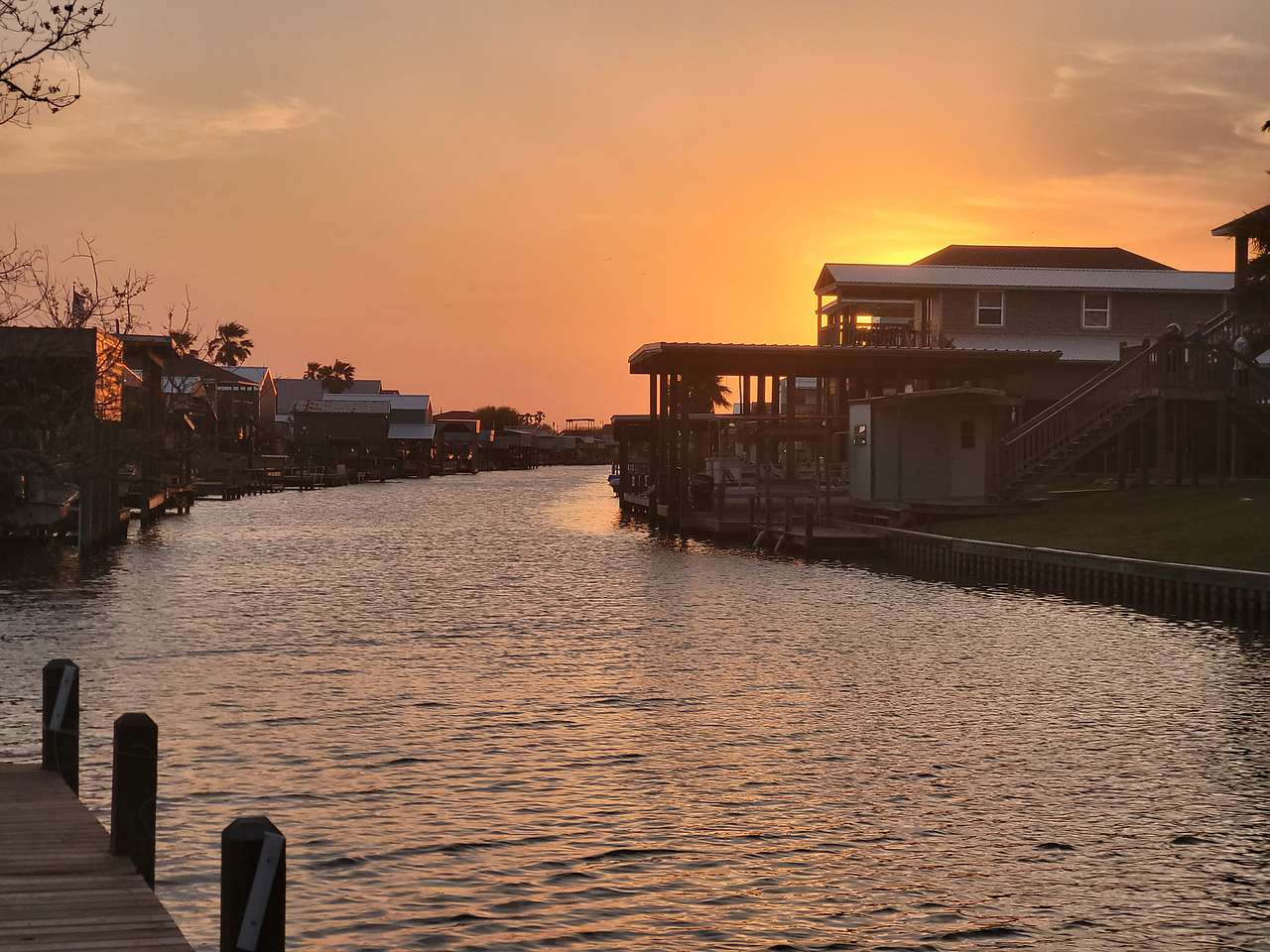 Canal Front with Fishing Pier