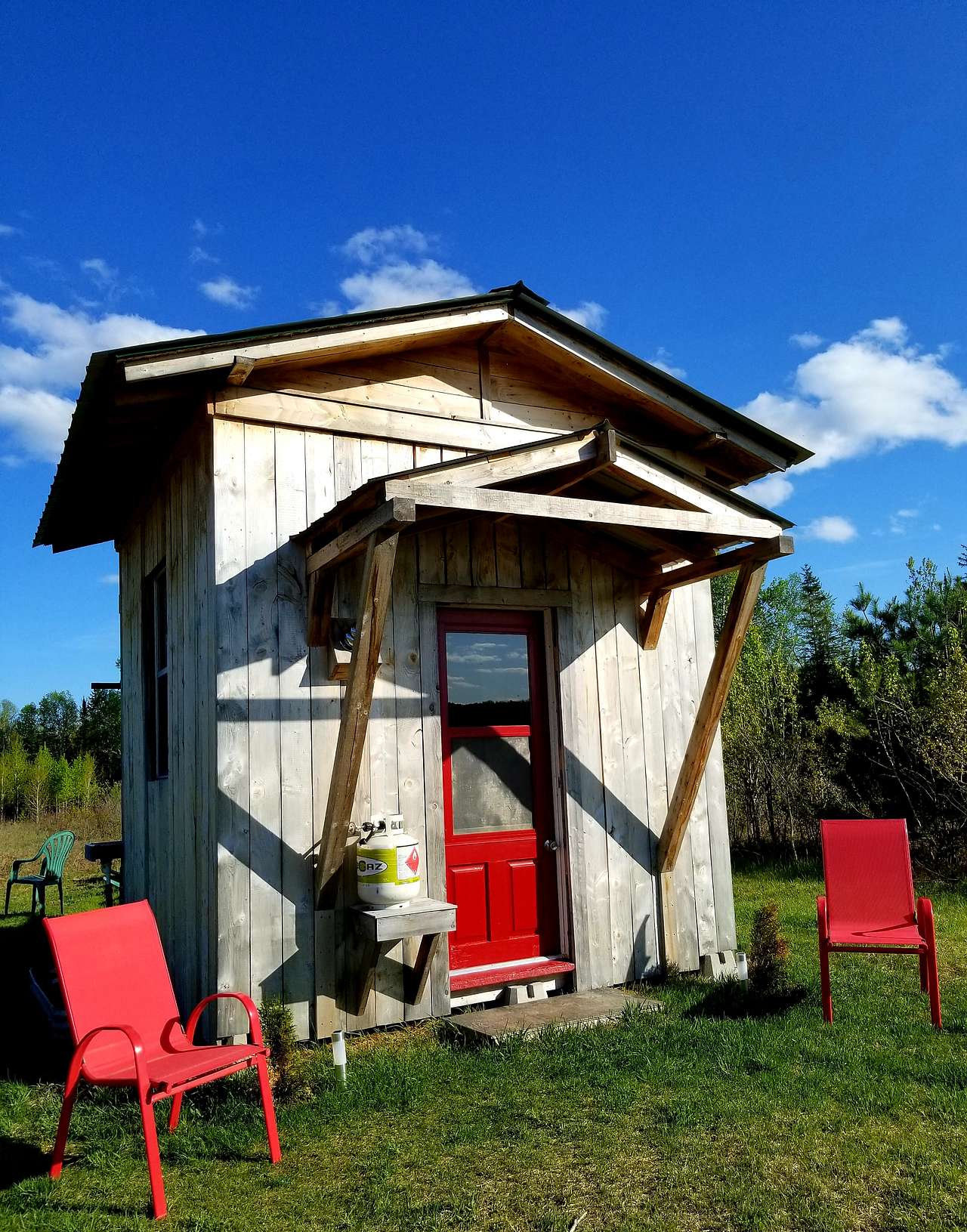 Front entry of the bunkhouse