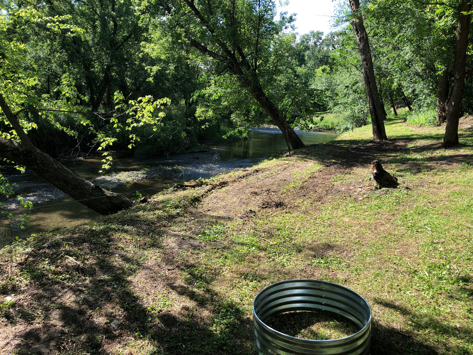 Site #1 - View of river from site