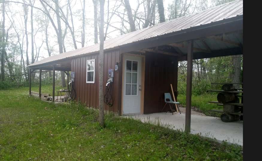 Two porches and EV charger