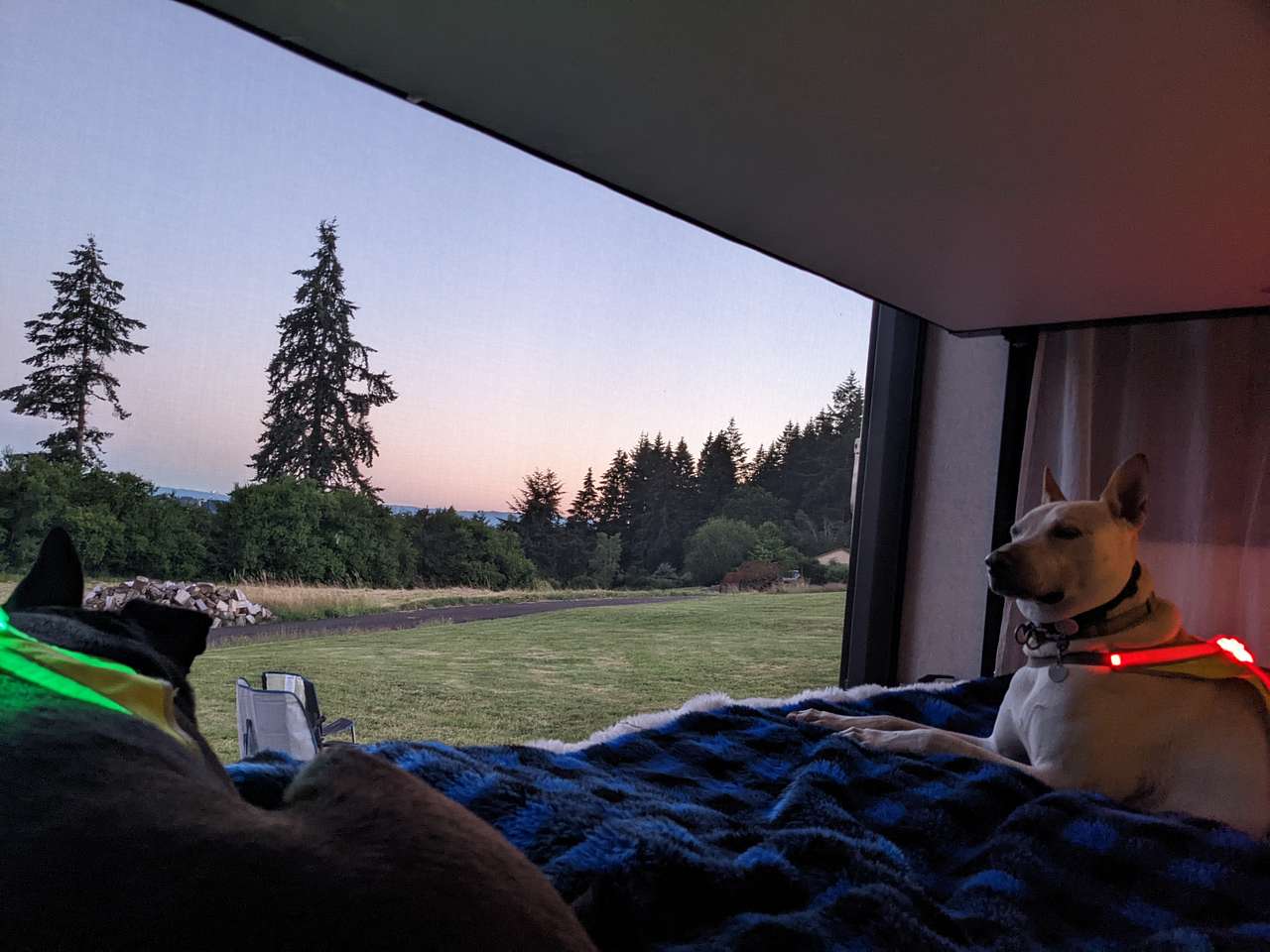 Sunset from site 2!  