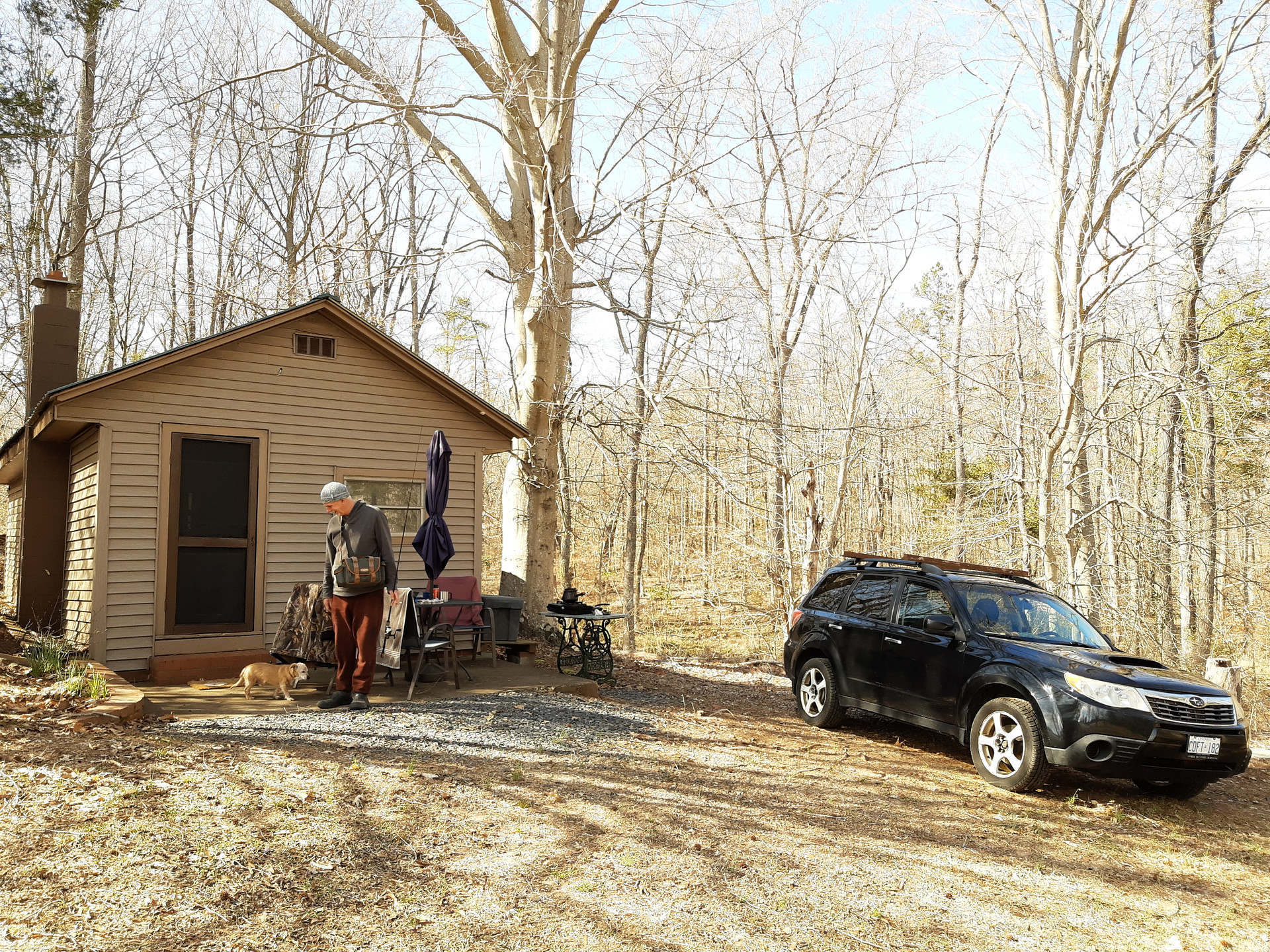 Hawthorn Hollar Cabin - thumbs up!