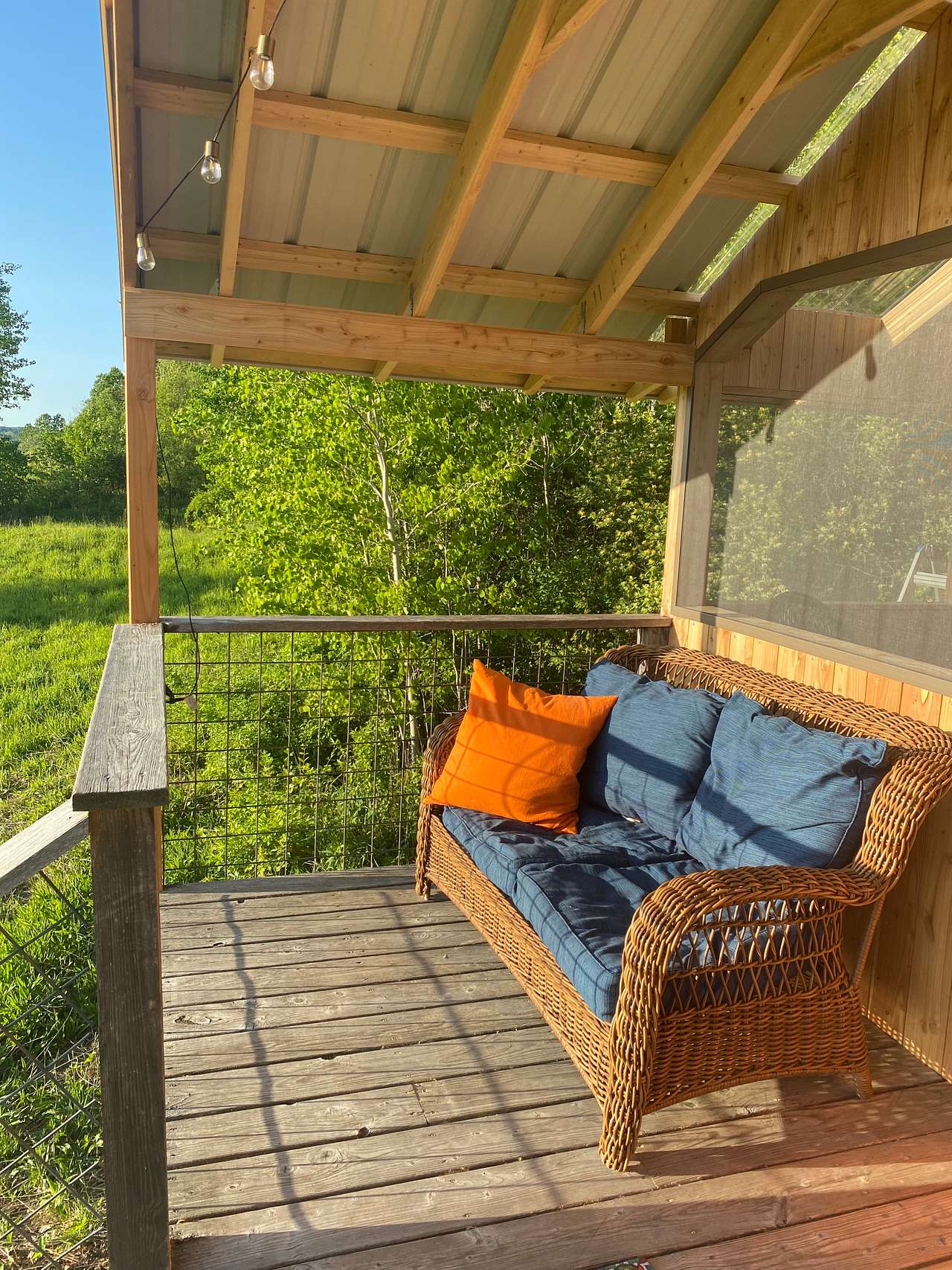 Glamping with a gorgeous view