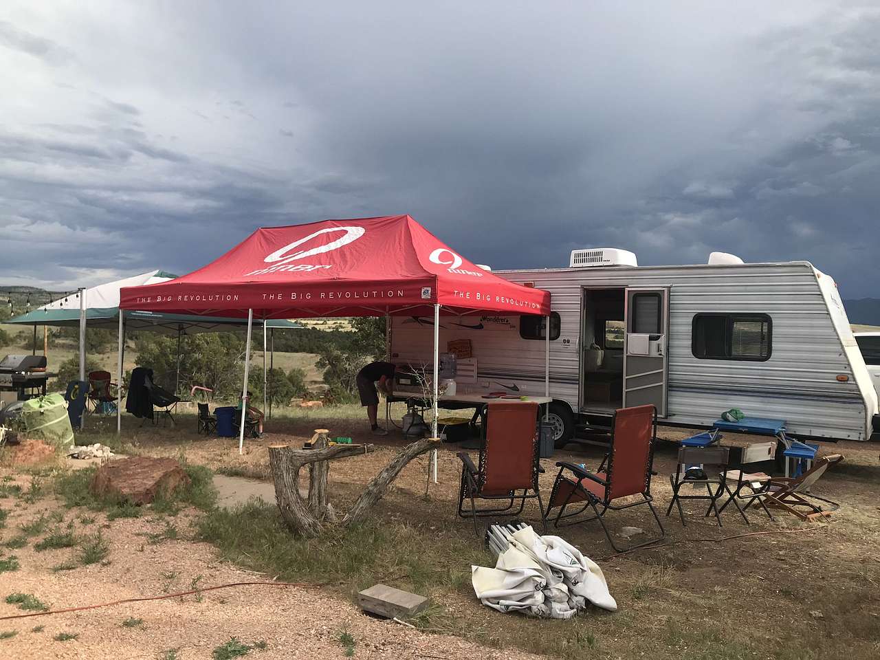 Spread out with several campers. 