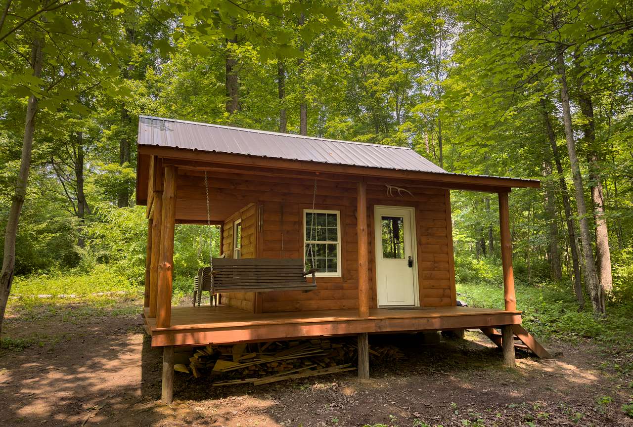 We added a porch swing!