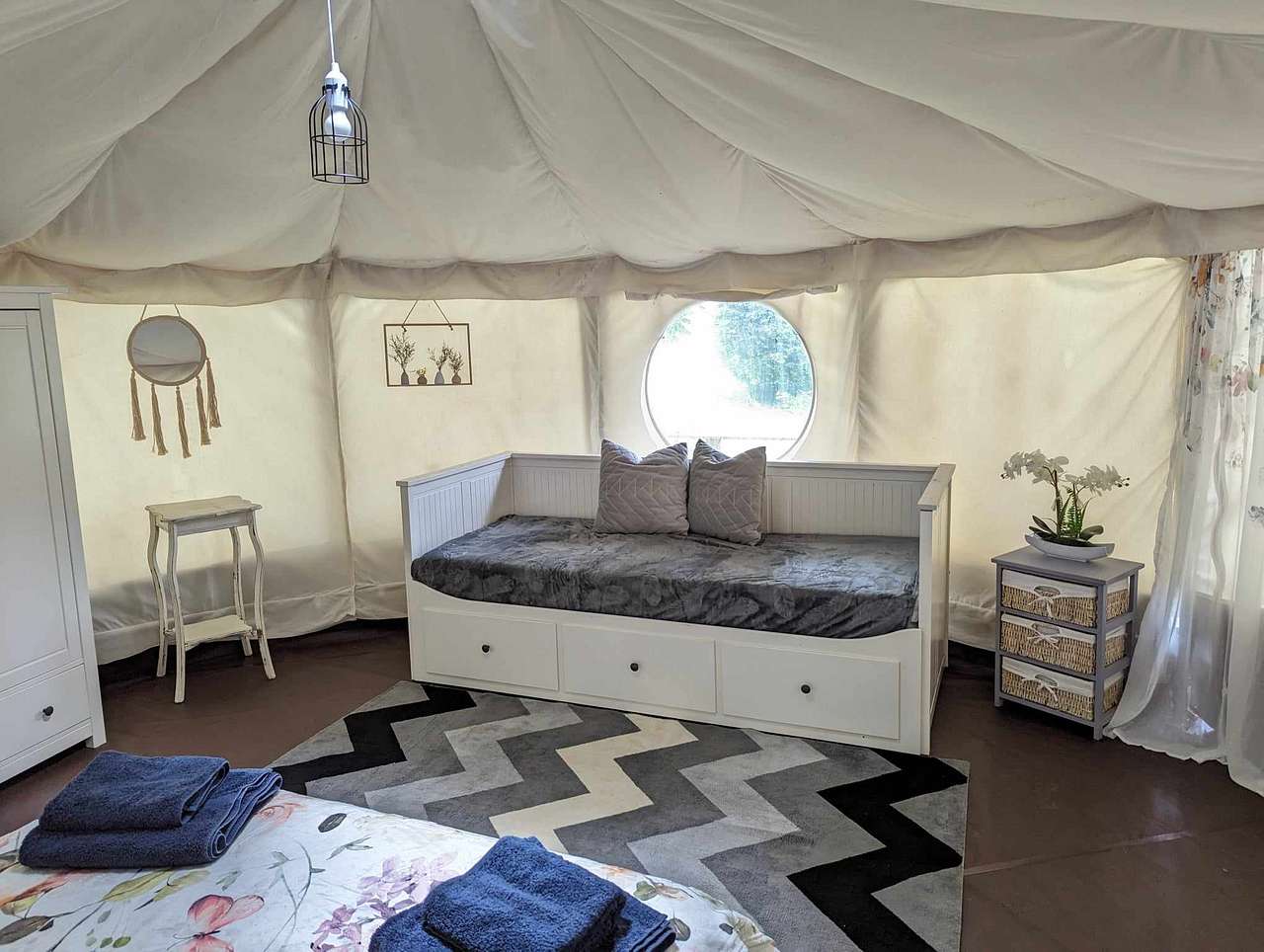 Yurt Glamping at Moulin des Forges