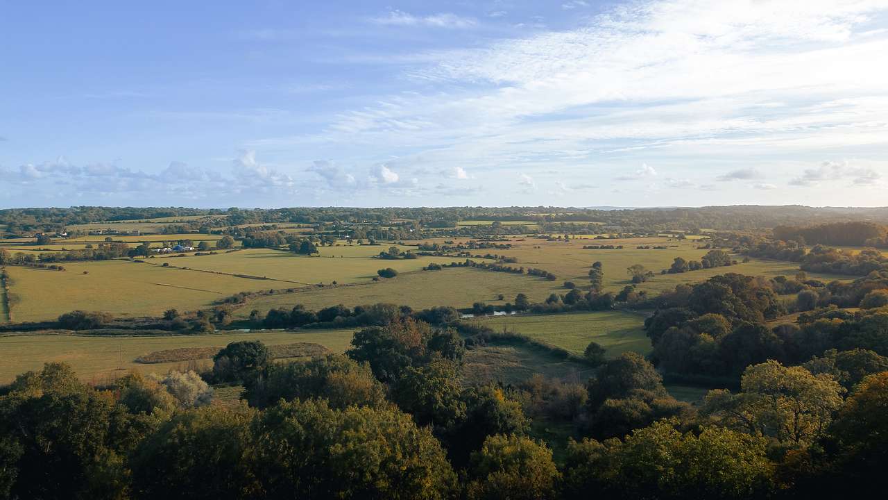 A view out over the campsite at Farrs Meadow. Stunning scenery for miles around, we really felt at peace here.