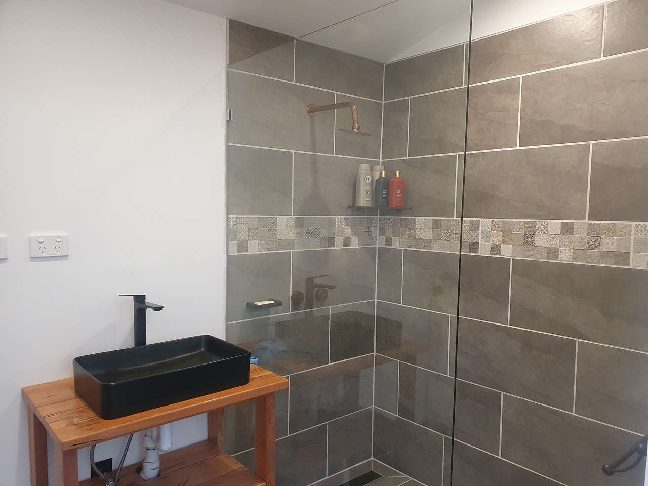 On demand hot water shower