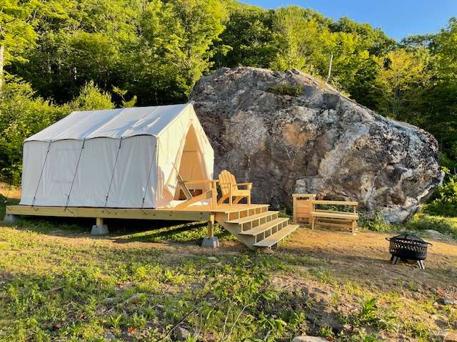Glamping on the farm