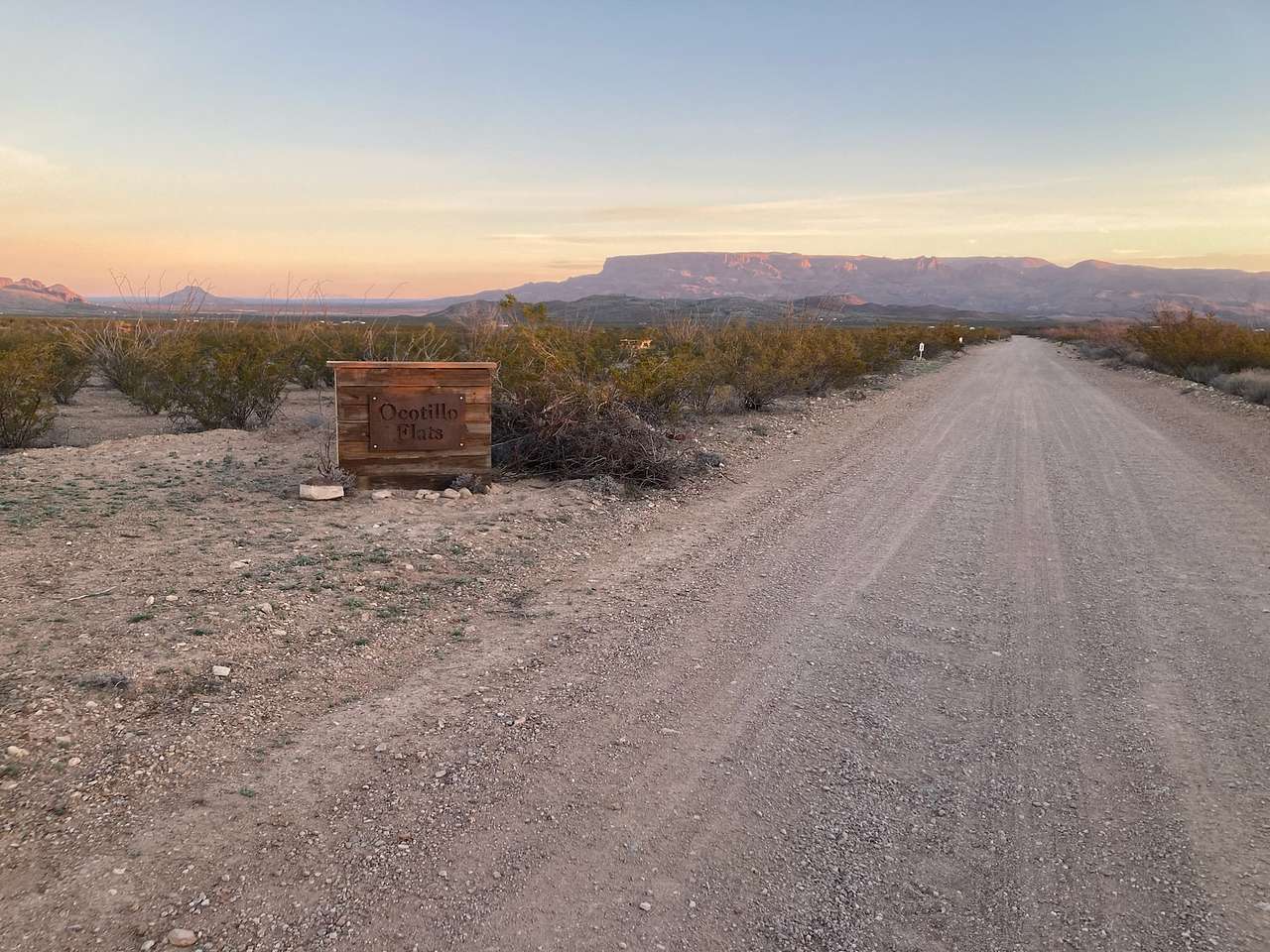 Ocotillo Flats Camping