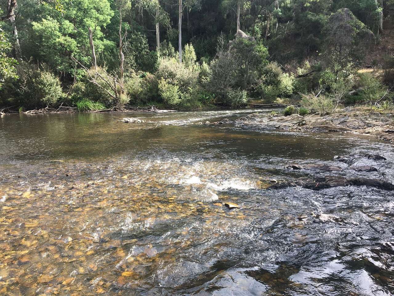 The Meeting of the Waters, located in Buxton township (not on property)