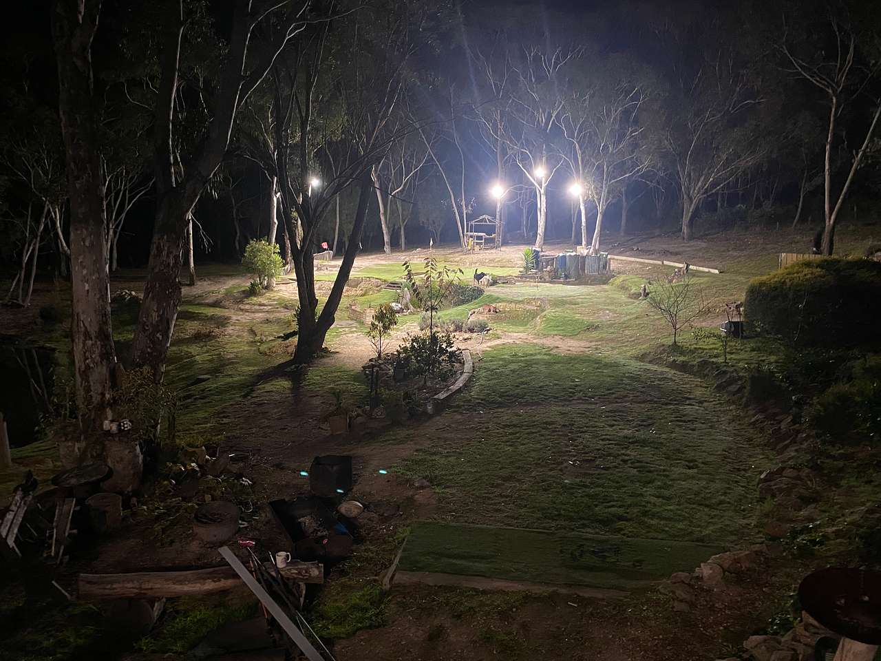 Golf holes on the property (small fee to play)
